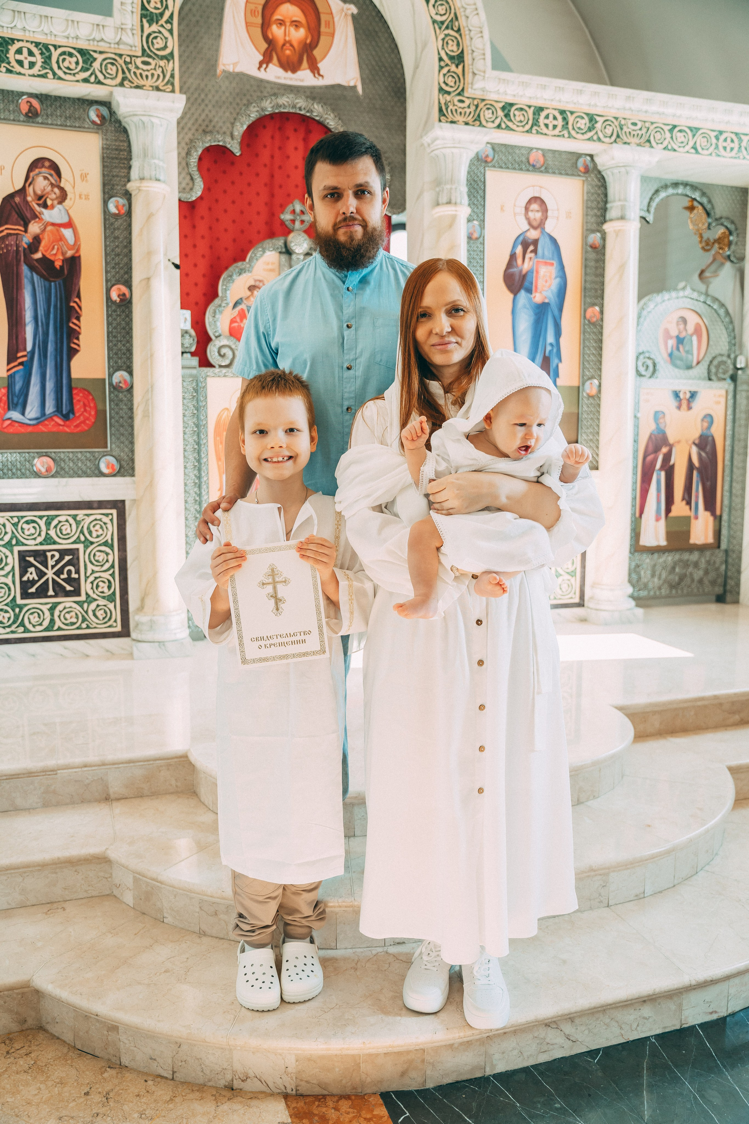 Крещение Арсения и Максима. Главная