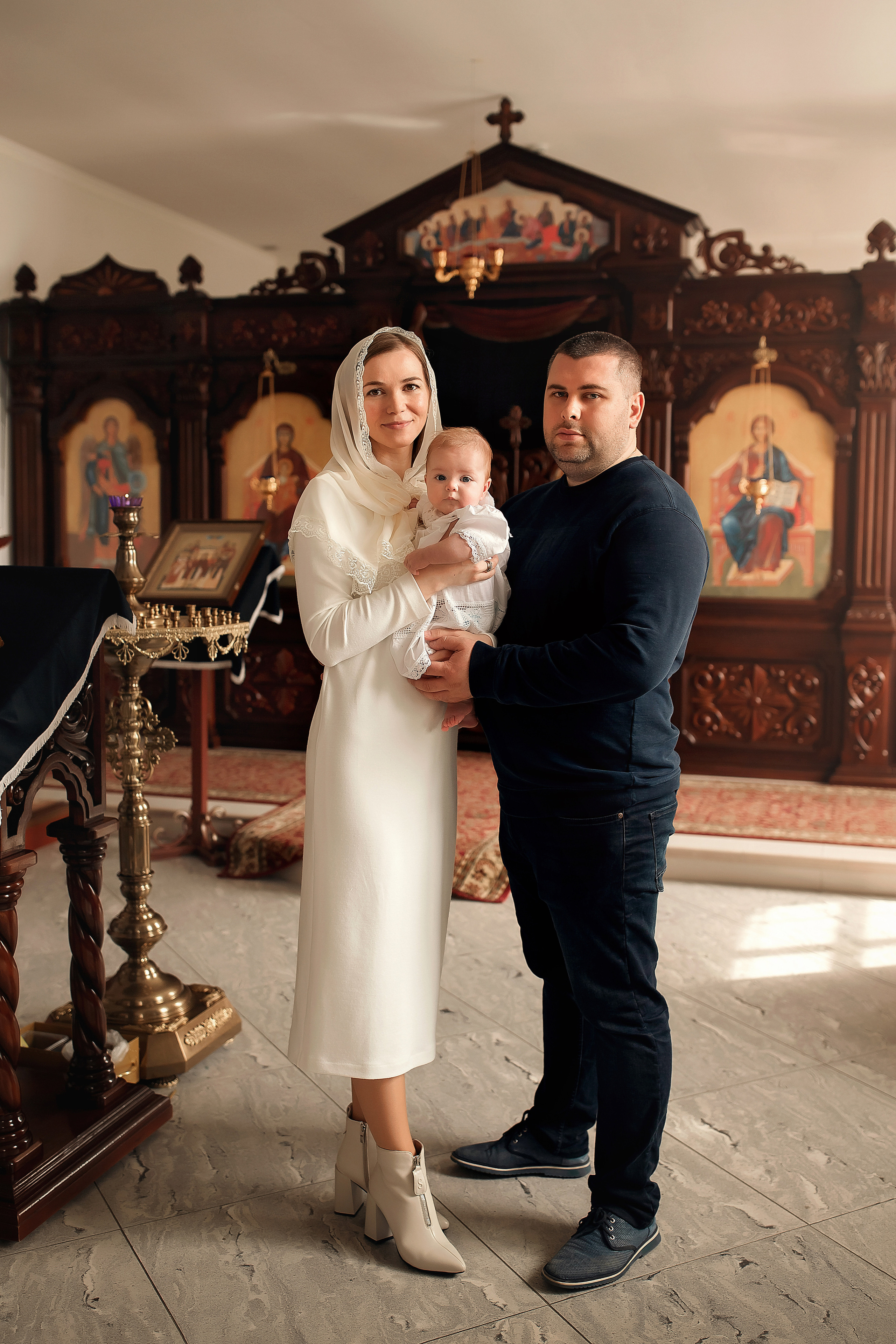 Крещение Пелагеи Спасский Храм в Новой Усмани. Фотограф на крещение и венчание