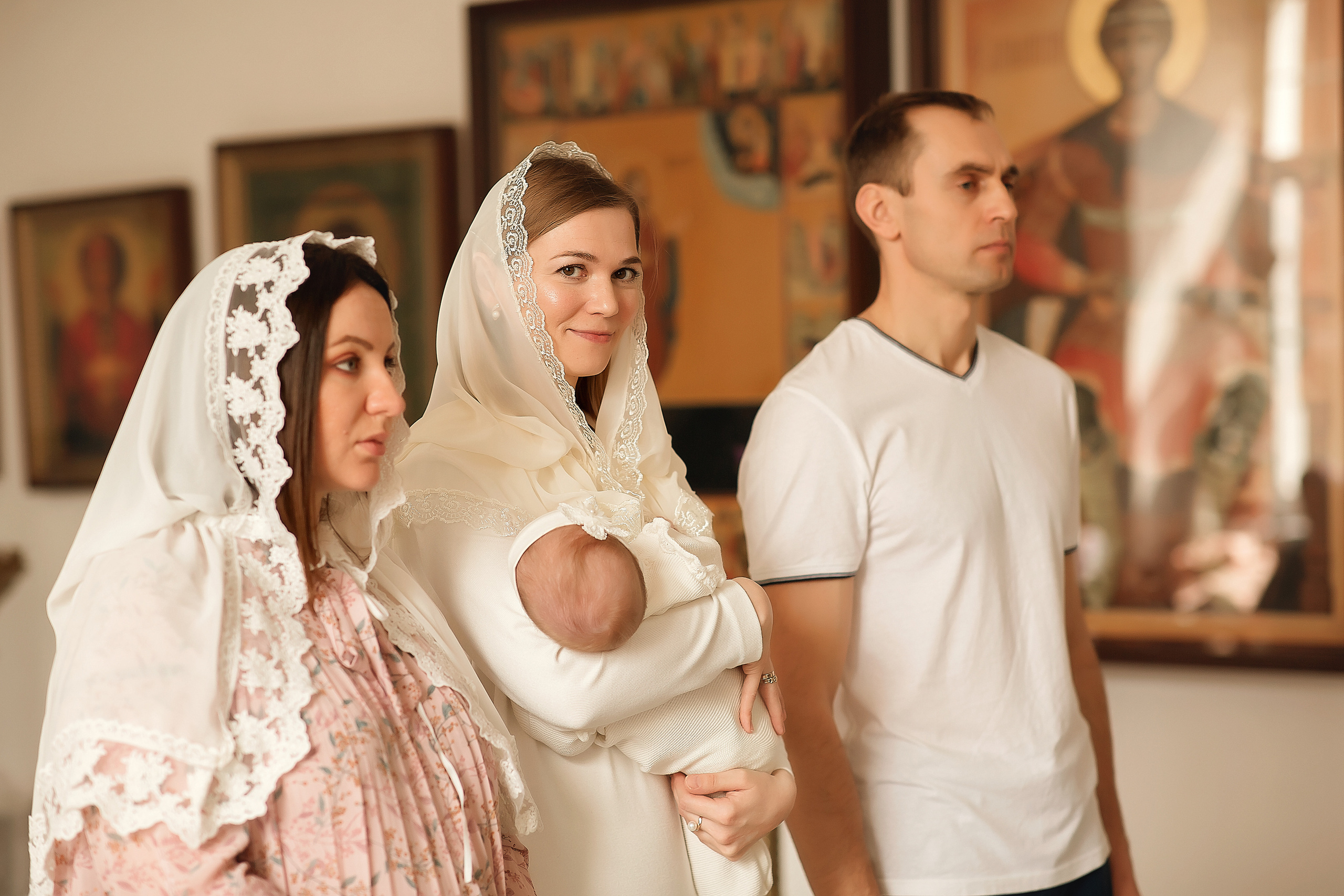 Крещение Пелагеи Спасский Храм в Новой Усмани. Фотограф на крещение и венчание