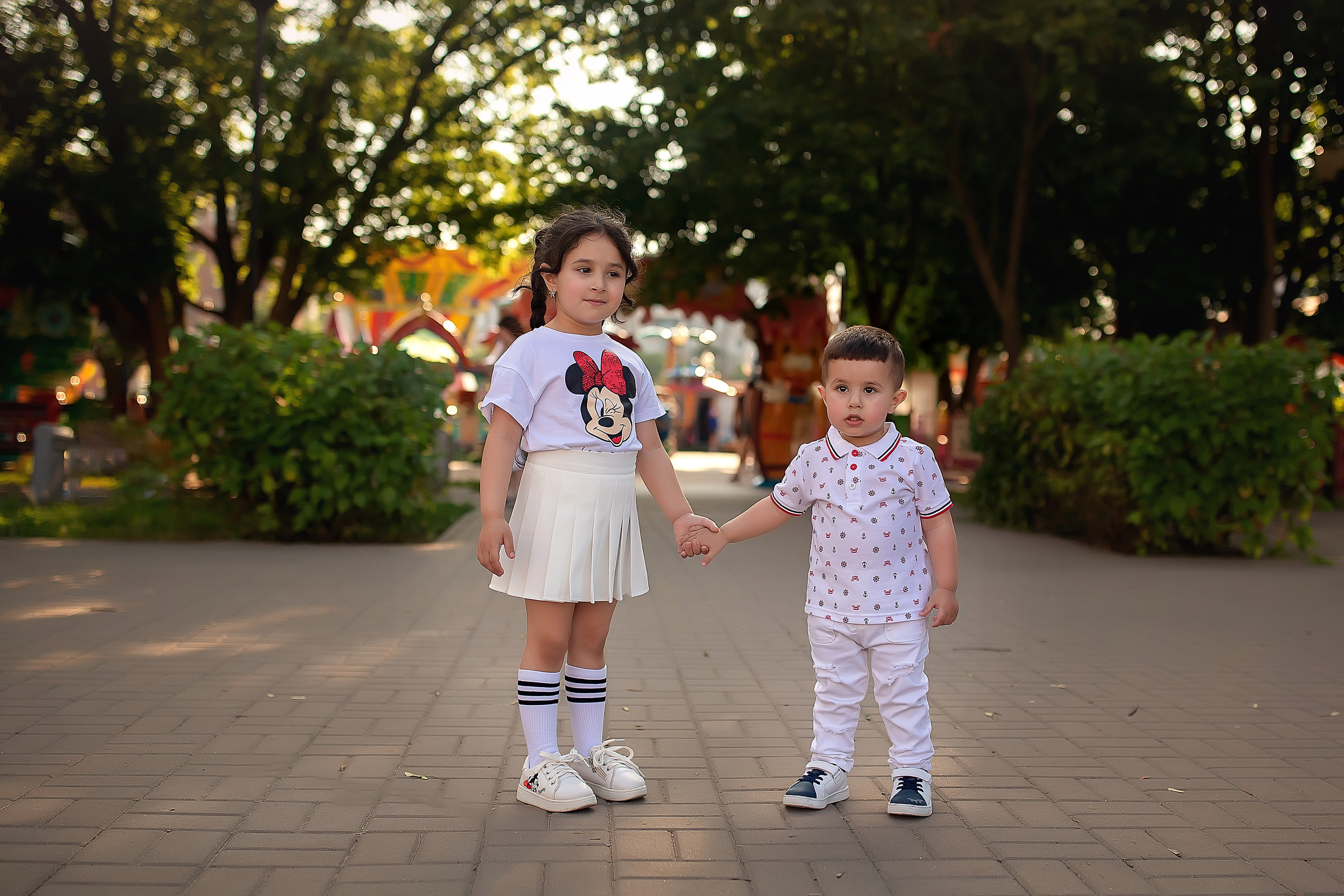 Летняя прогулка в парке. Фотограф на крещение и венчание