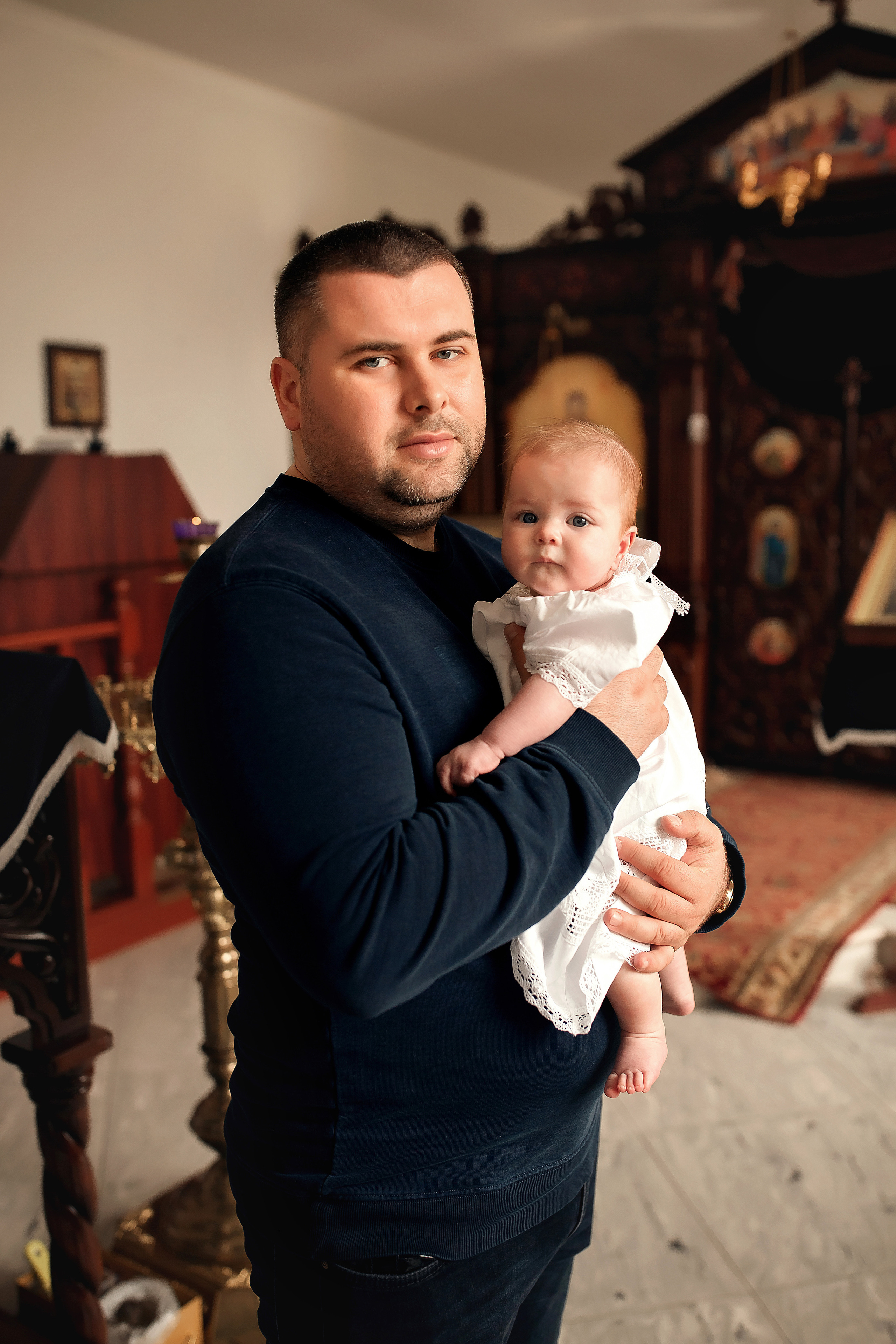 Крещение Пелагеи Спасский Храм в Новой Усмани. Фотограф на крещение и венчание