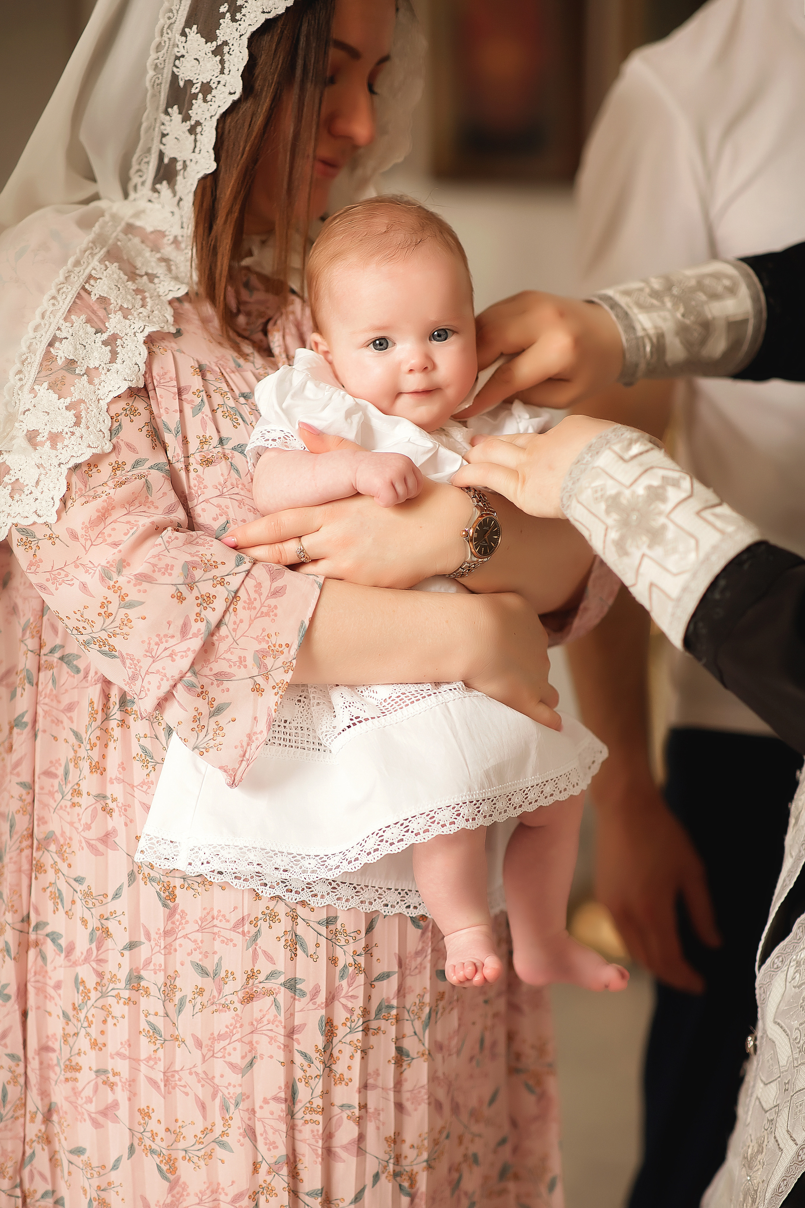 Крещение Пелагеи Спасский Храм в Новой Усмани. Фотограф на крещение и венчание