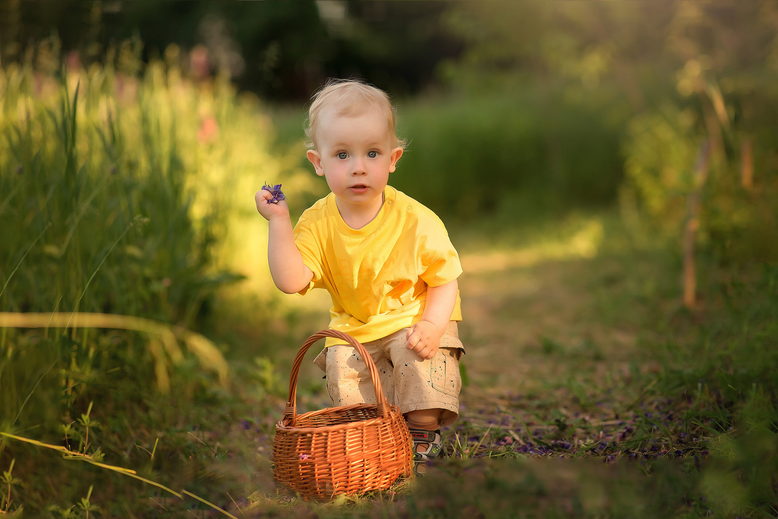 Люпины семейная съемка. Фотограф на крещение и венчание