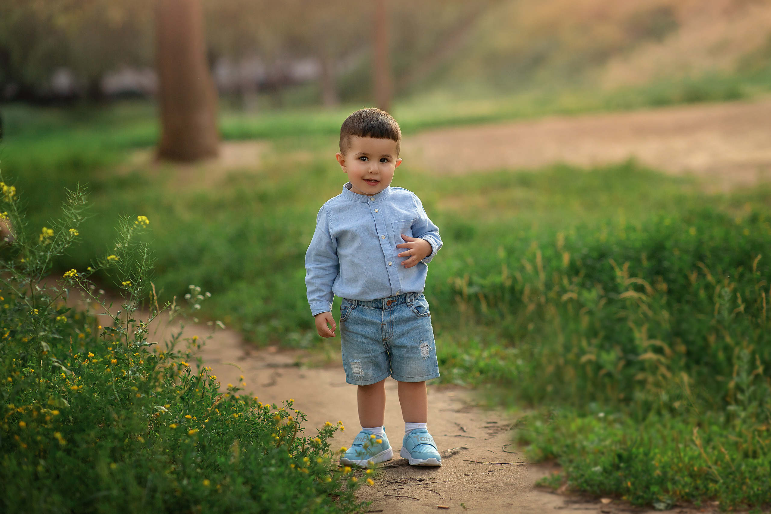 Летняя прогулка в парке. Фотограф на крещение и венчание
