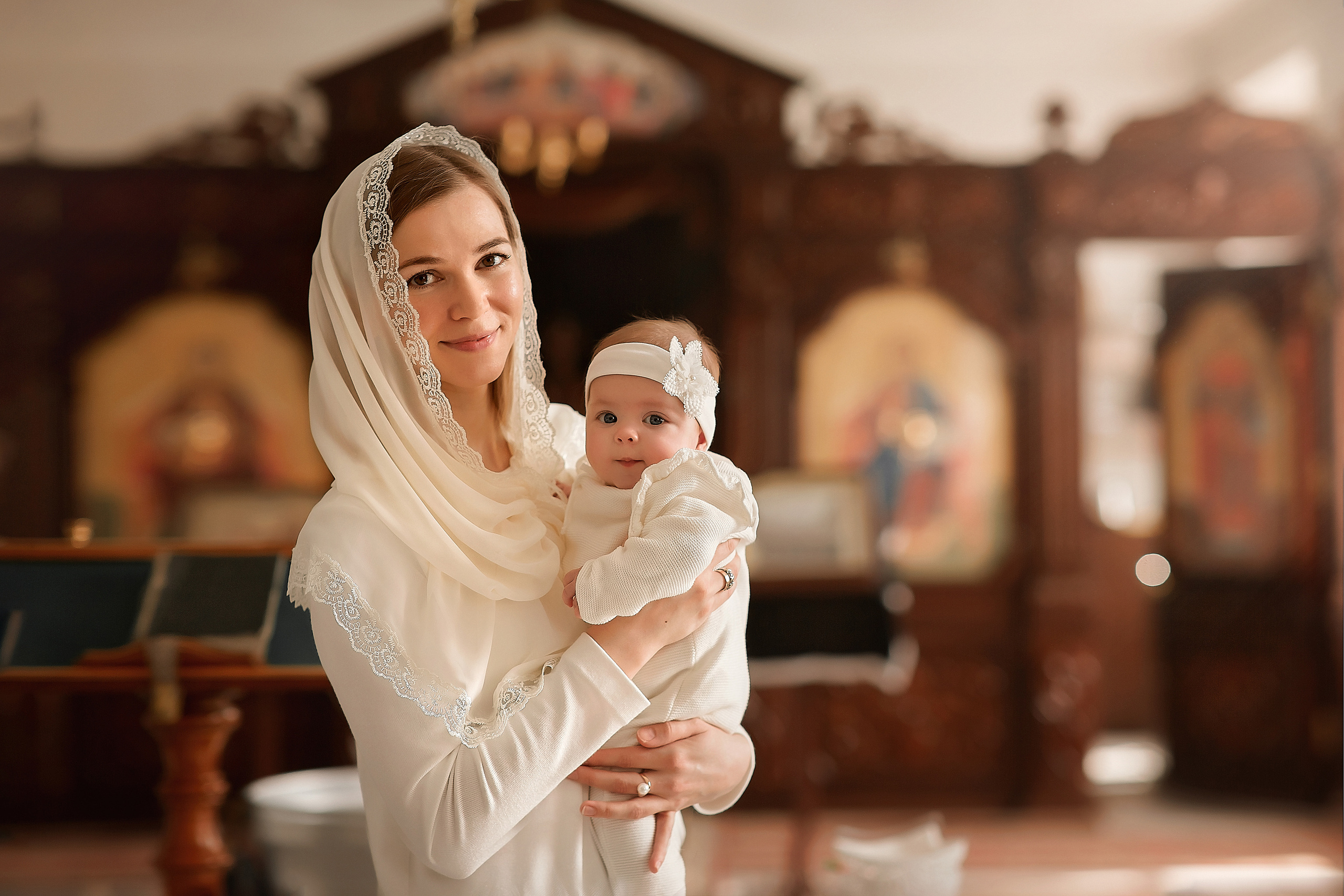 Крещение Пелагеи Спасский Храм в Новой Усмани. Фотограф на крещение и венчание