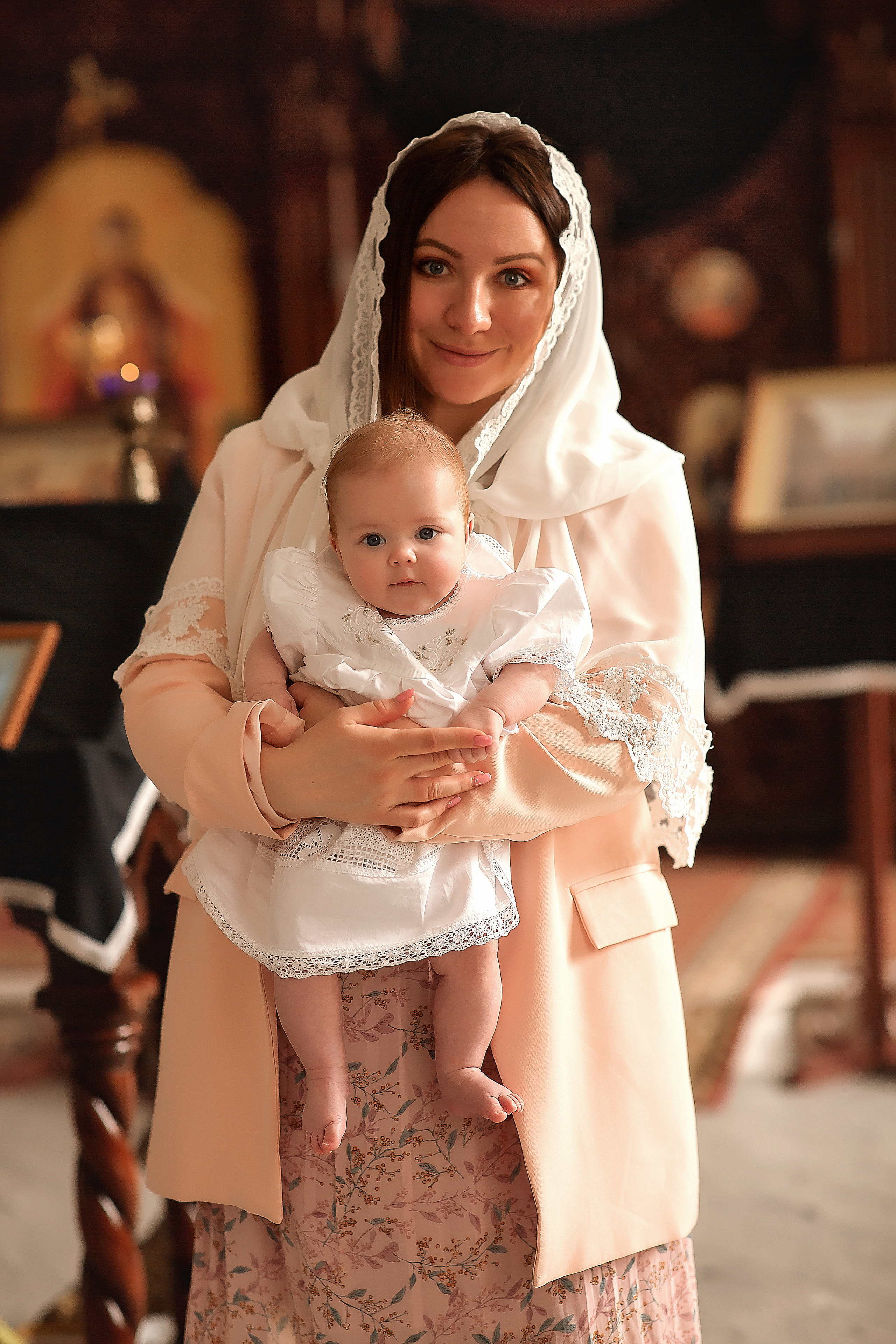 Крещение Пелагеи Спасский Храм в Новой Усмани. Фотограф на крещение и венчание