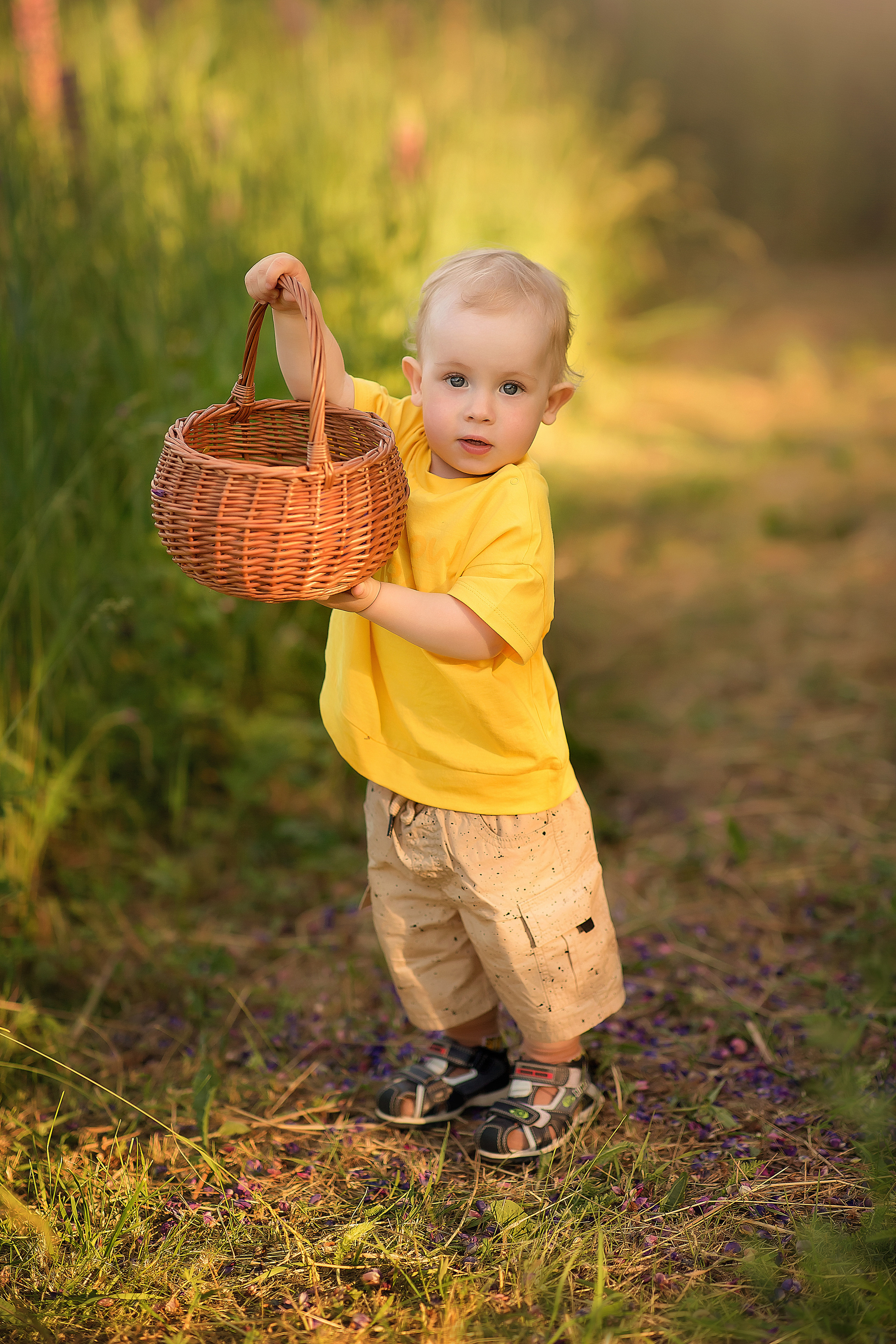 Люпины семейная съемка. Фотограф на крещение и венчание