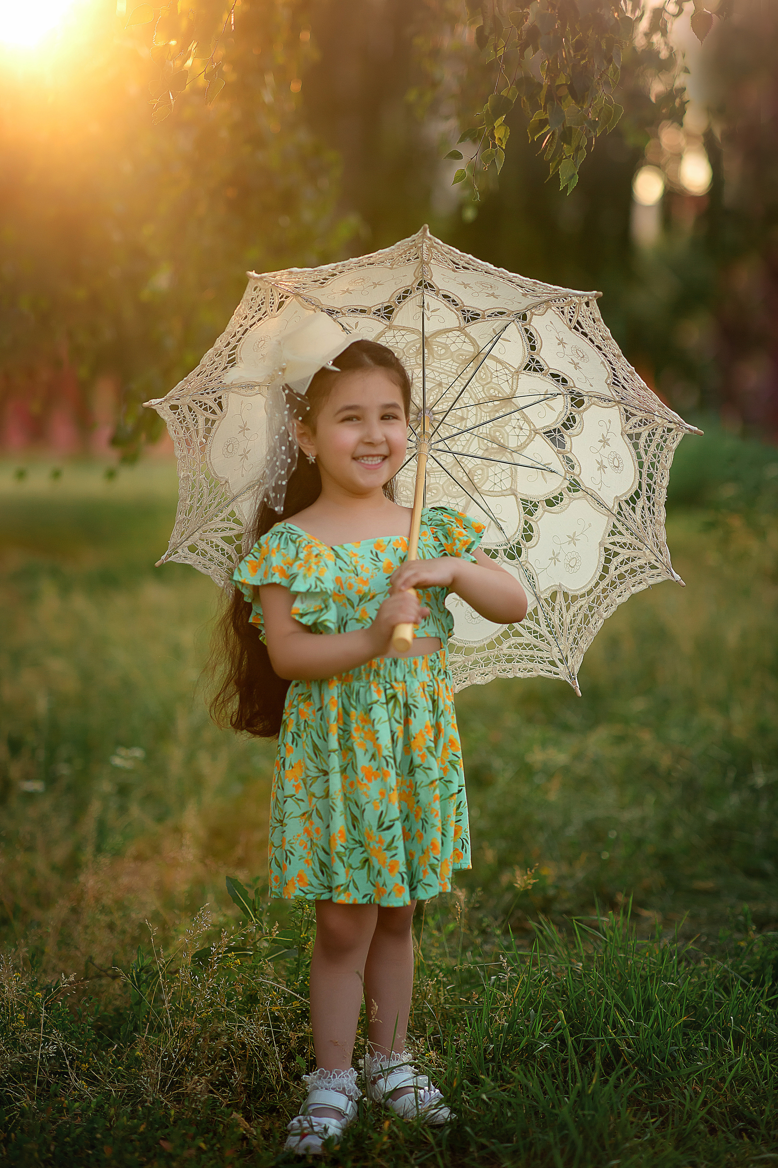 Летняя прогулка в парке. Фотограф на крещение и венчание