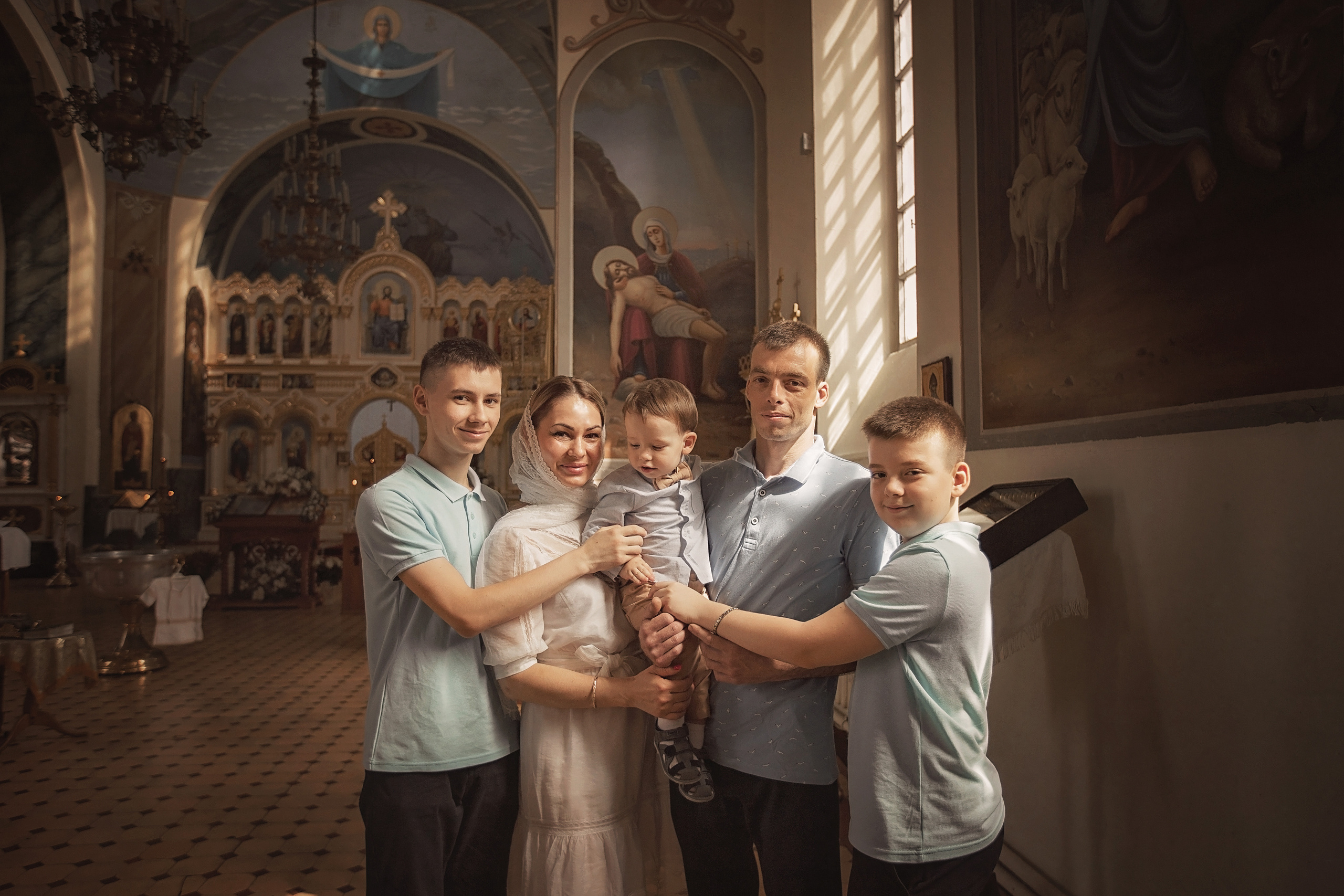 Крещение. Семейный и детский фотограф В Ростове-на-Дону Юлия Скилиоти
