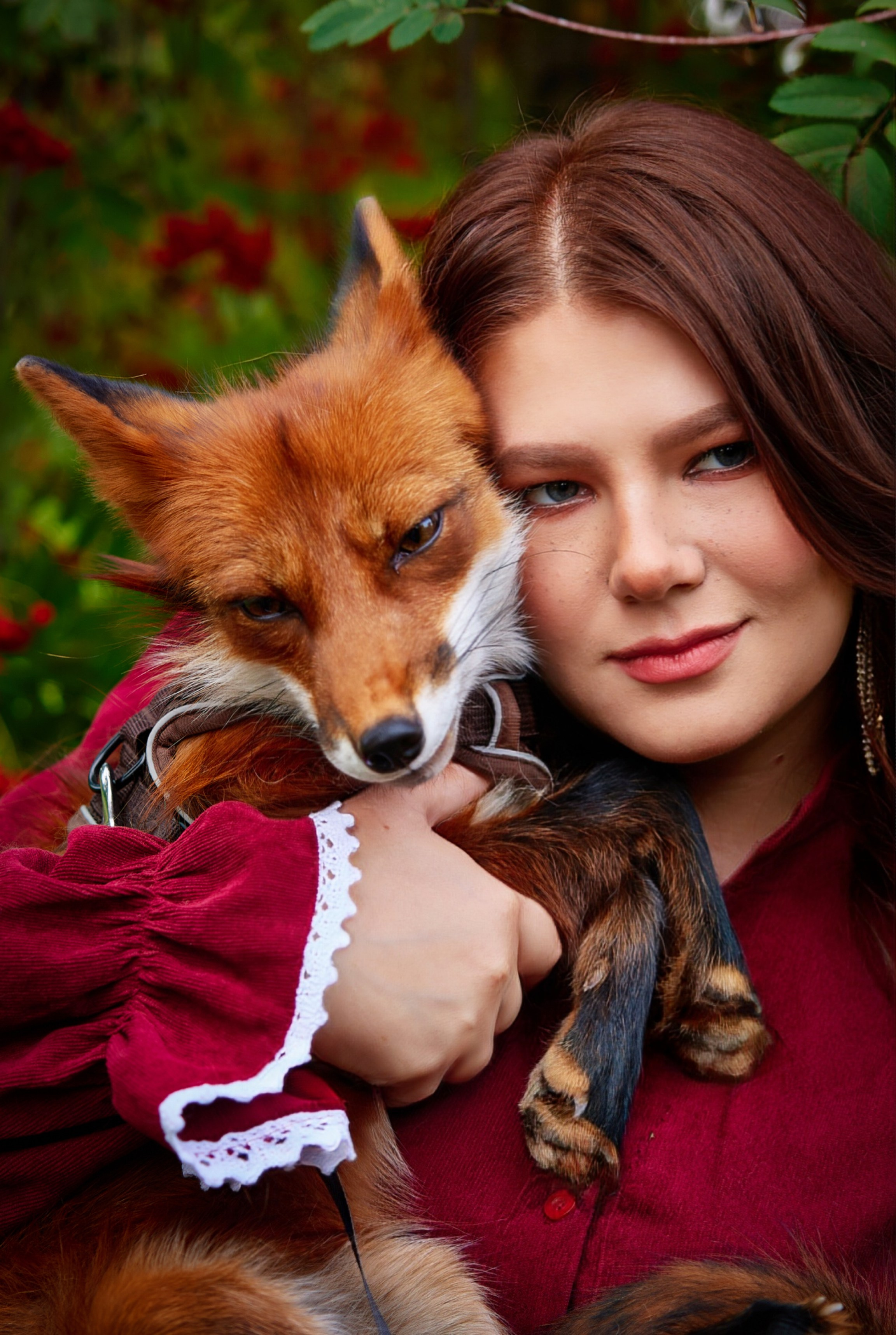 Фотопроект «Рябинка». Ярослава и Маргарита. Фотограф Люся Воробьева