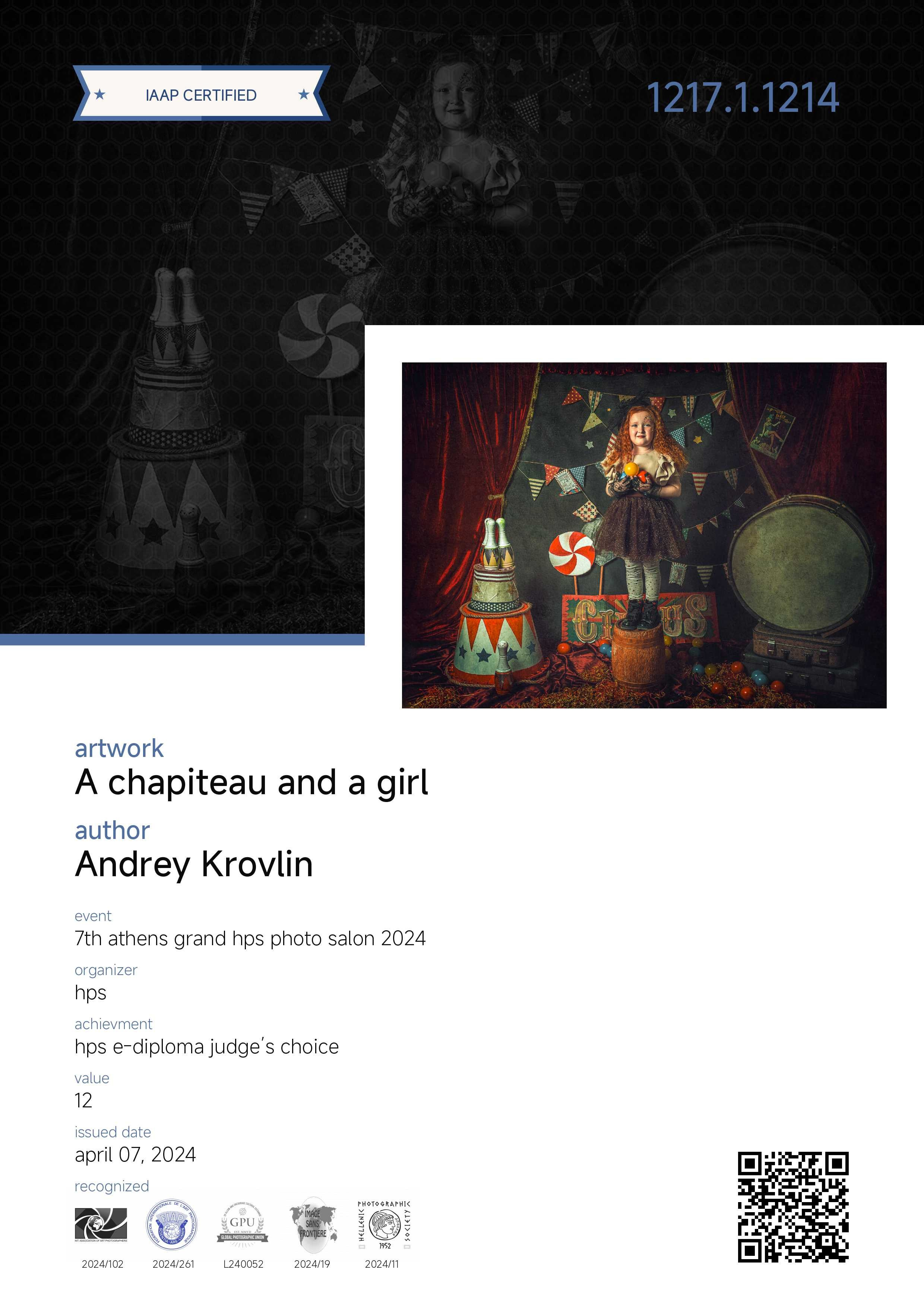 Остальные награды (дипломы, акцепты, работы участвующие в фотовыставках). Андрей Кровлин — фотограф в Славянке