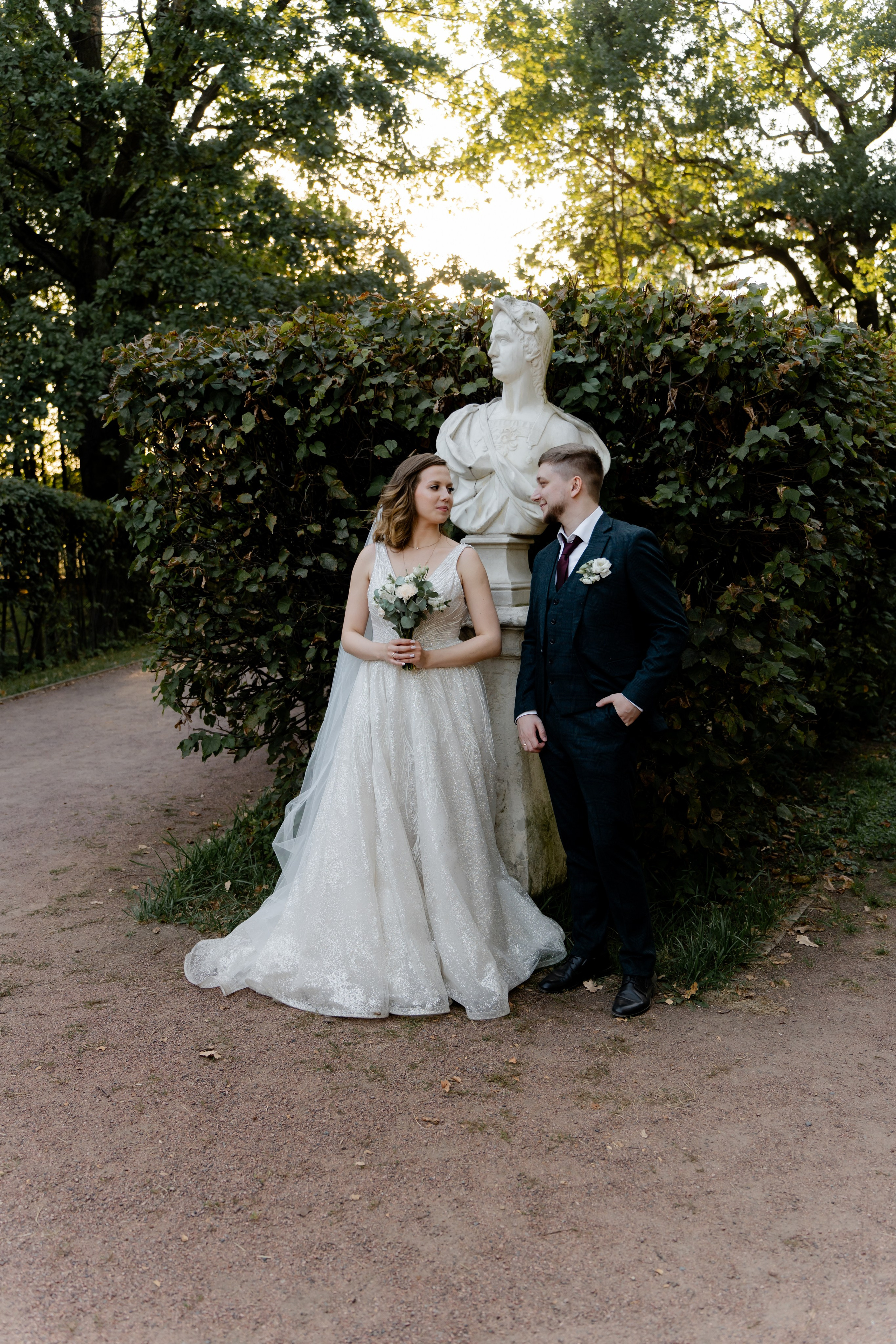 Свадебная фотосессия в усадьбе Кусково