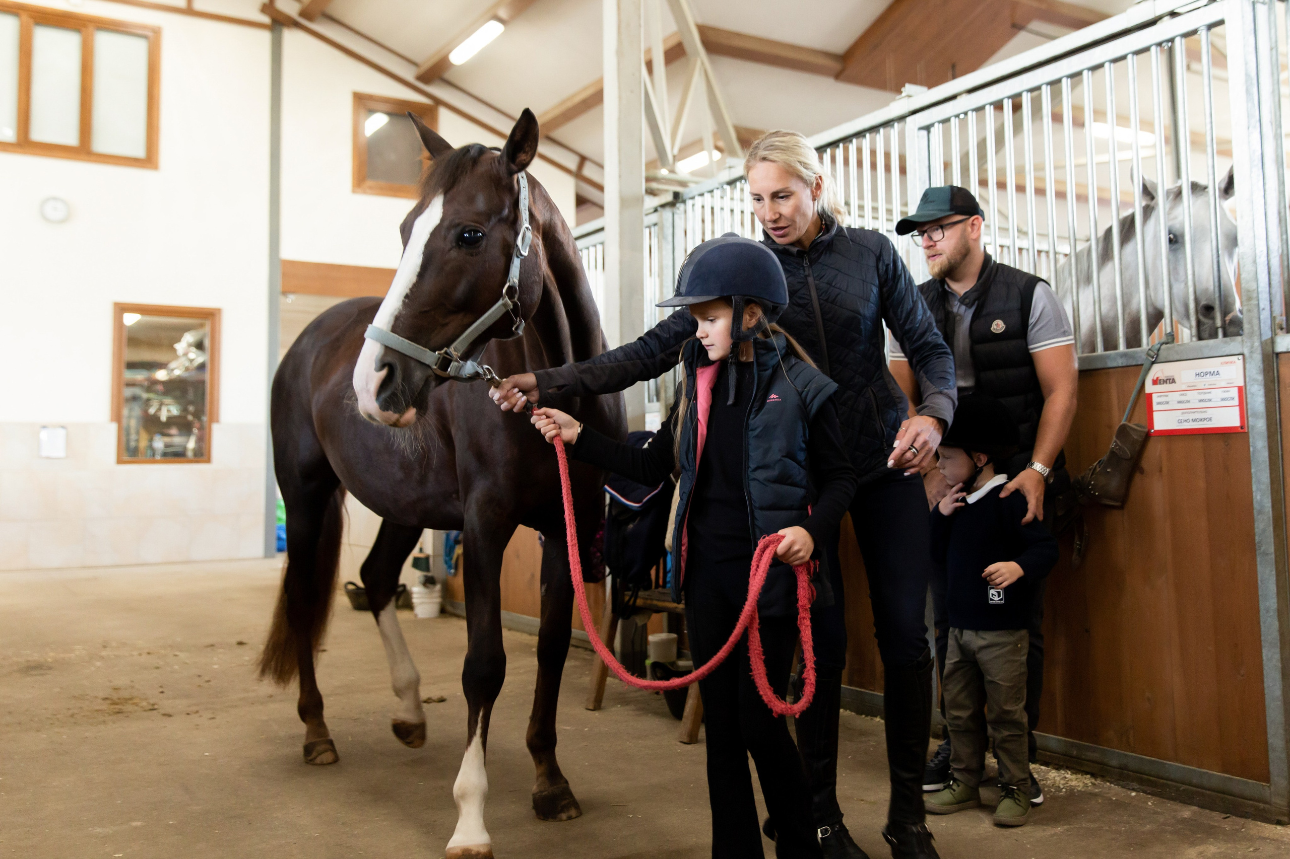Конюшня. Снимаю съемки
