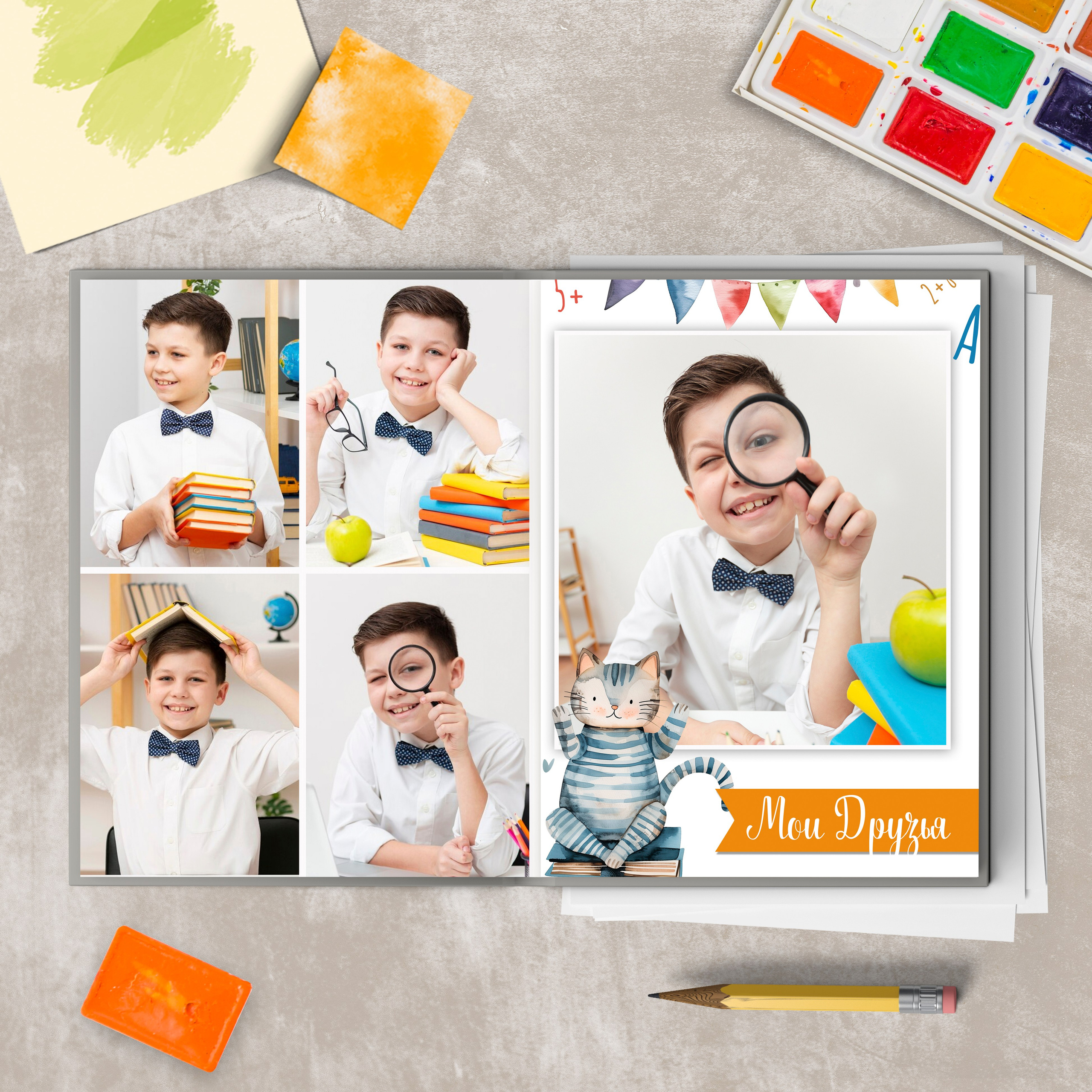 Альбом для 1 и 4 класса. Школьный фотограф Троицк