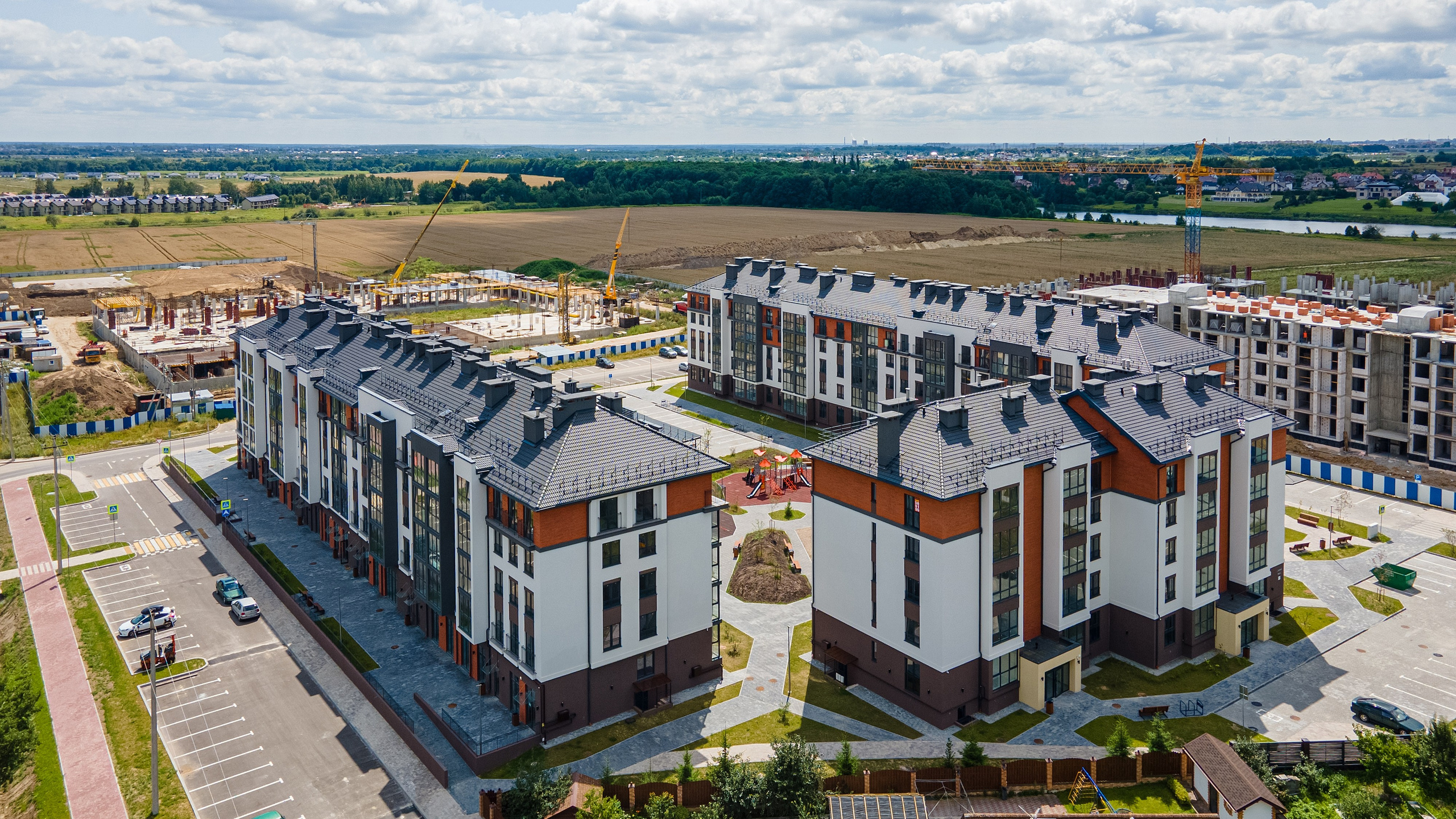 Аэросъемка. Визуальный контент для недвижимости в Калининграде