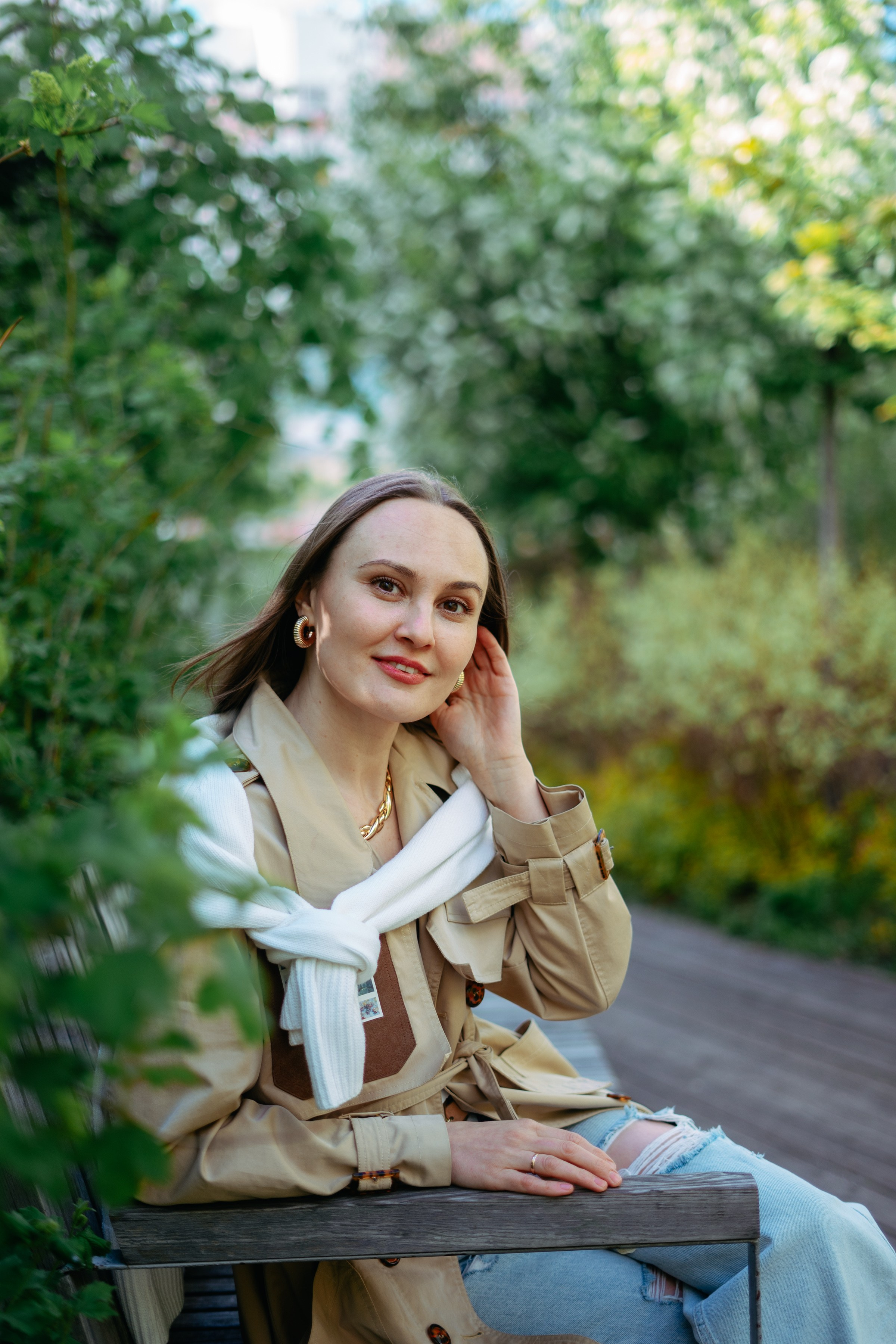 Екатерина в парке. Фотограф в Казани Алсу Багабиева