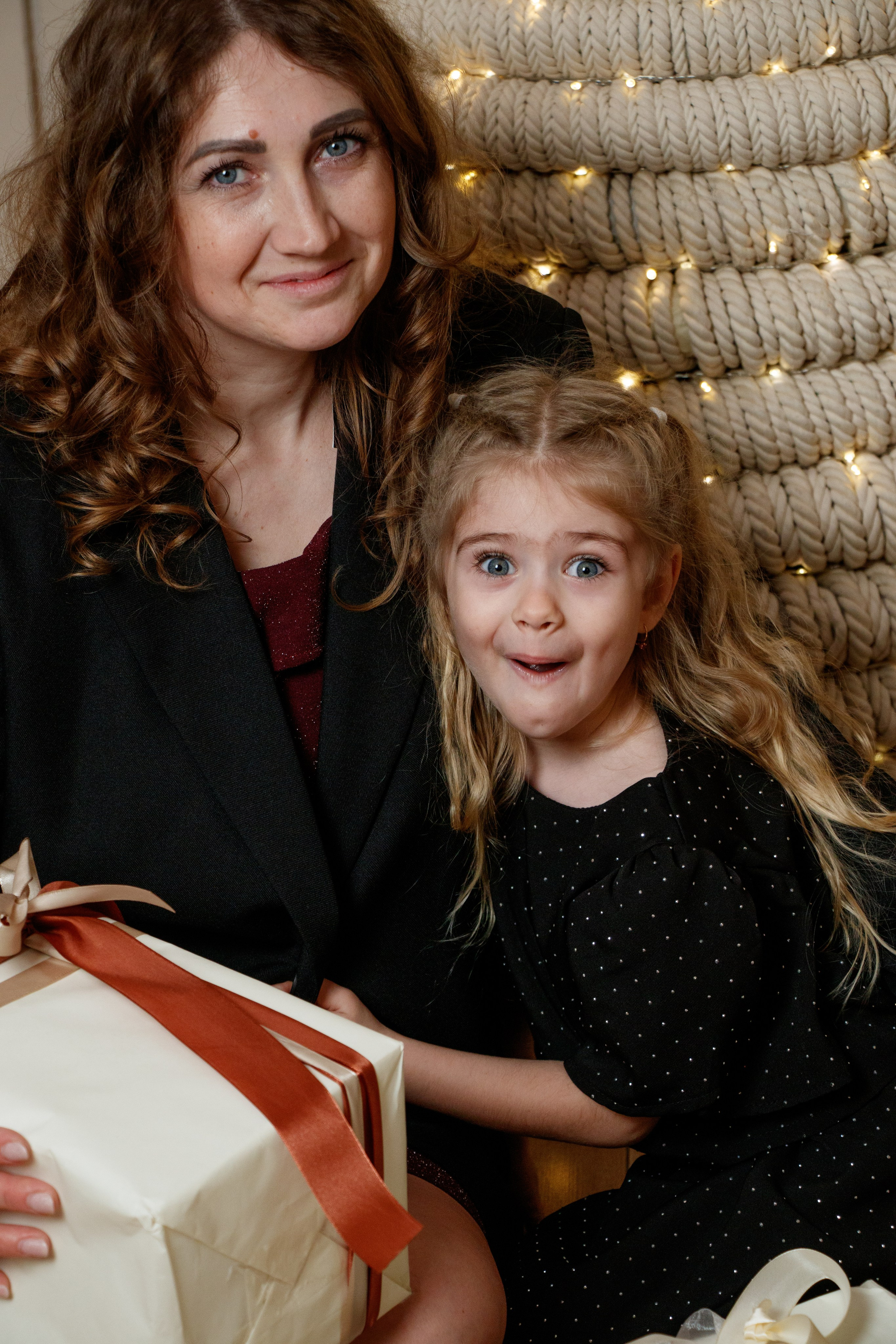 Новогодняя семейная фотосессия с детьми. Фотограф и ретушер в Ростове-на-Дону Вика Каен