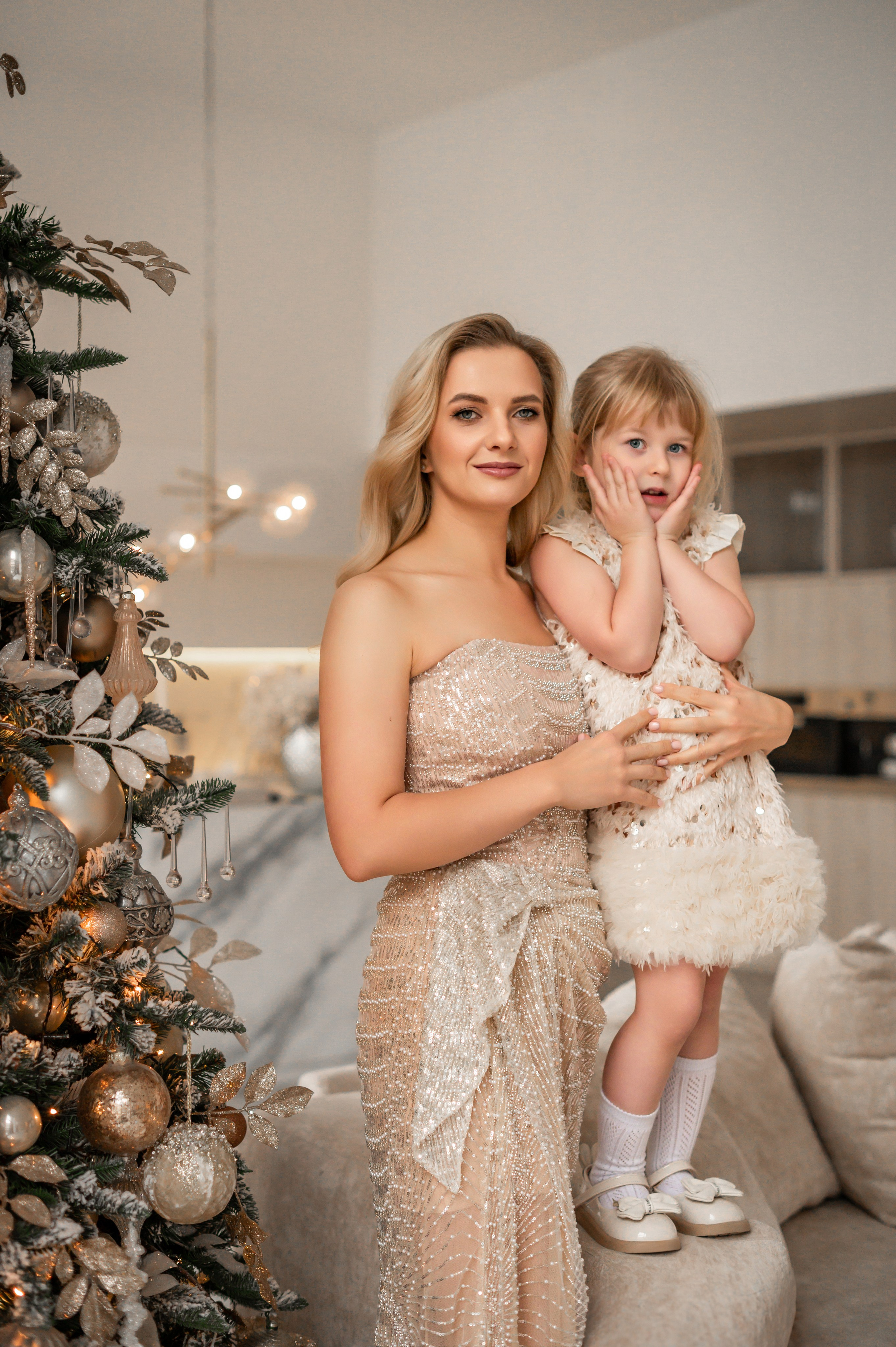 Семья Екатерины в студии Мимика