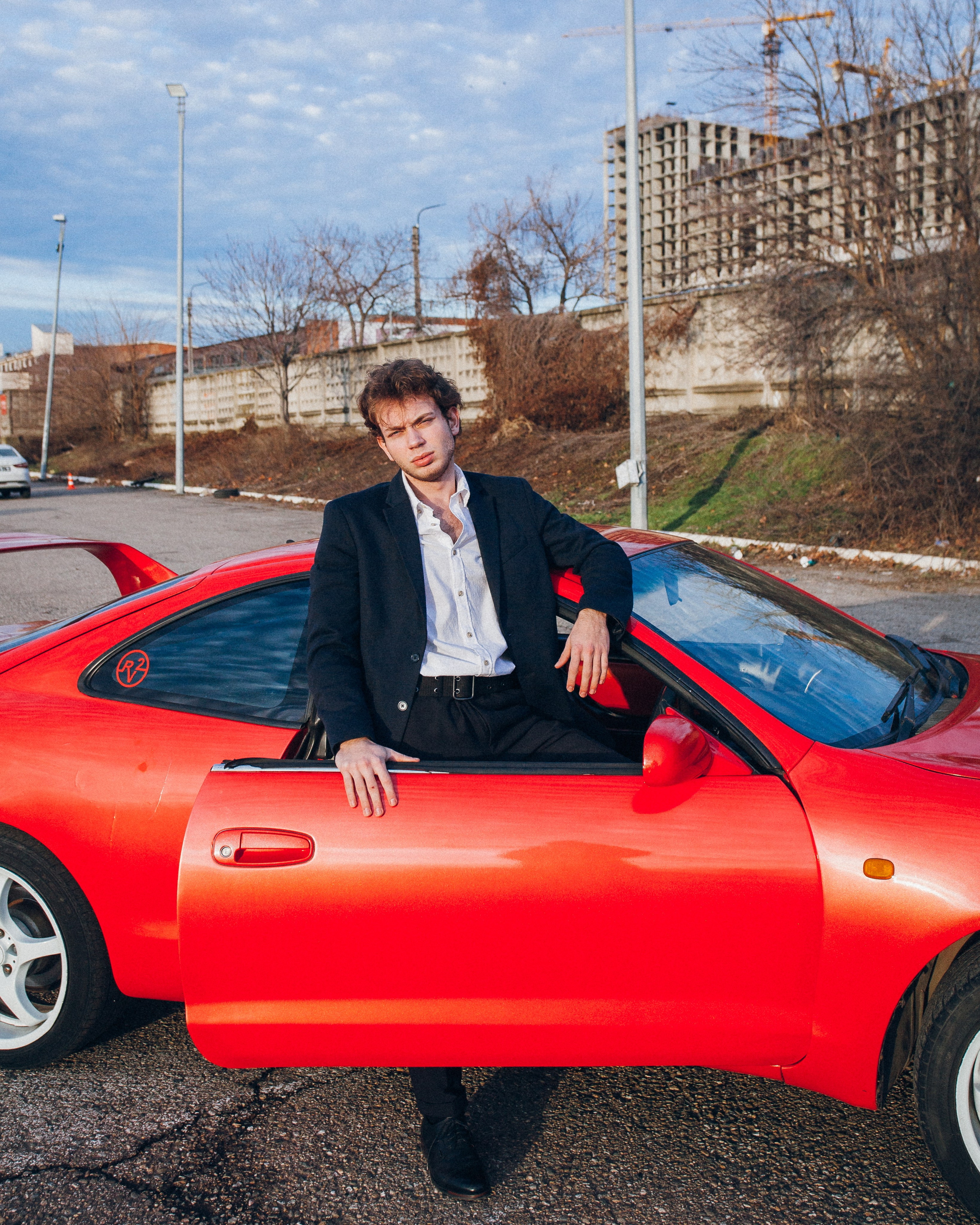 Имиджевая съемка с машиной. Фотограф Денис Денисов