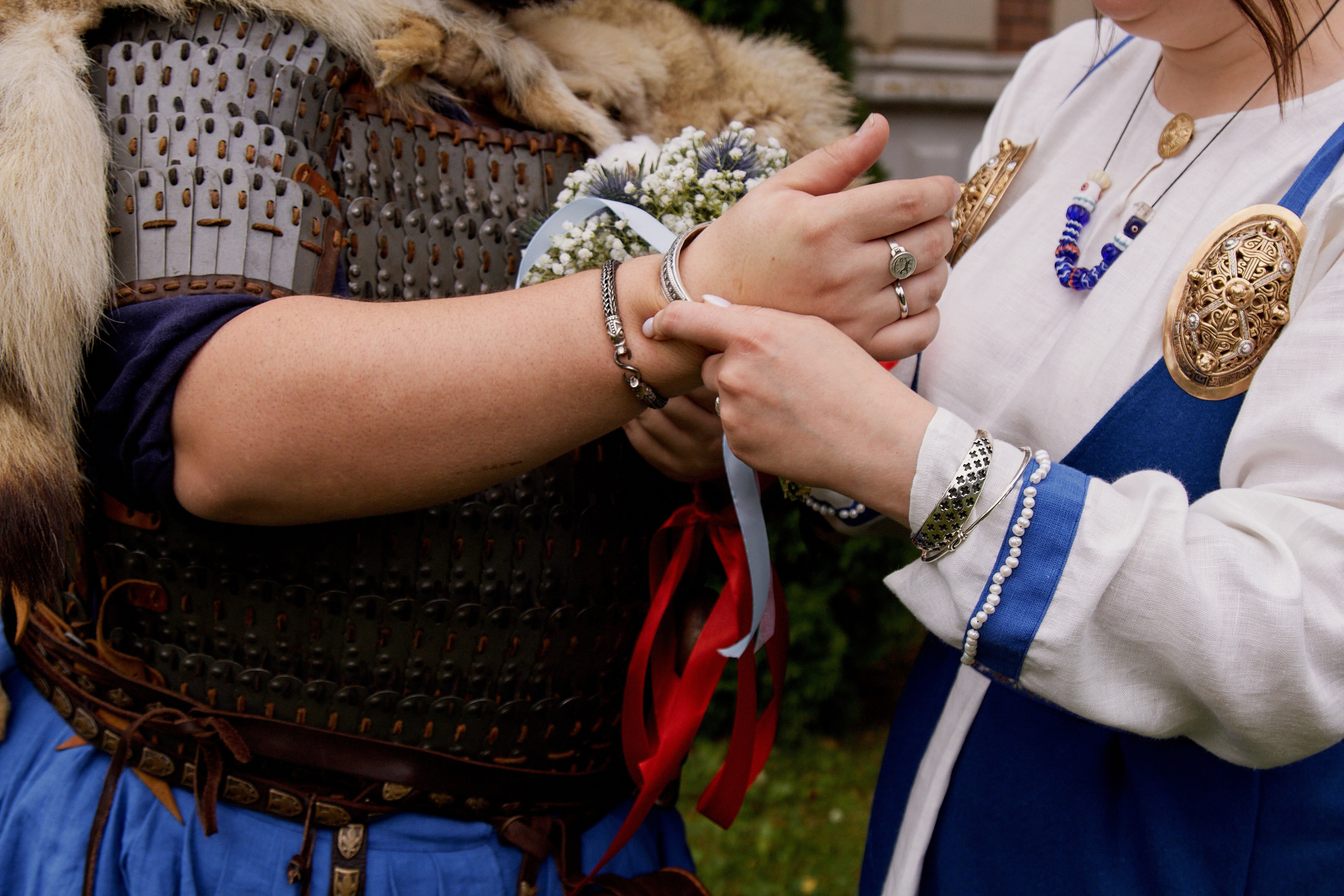 Юлия и Антон. Выездная роспись в стиле викингов. Фотограф лавстори Москва/МО Приятелева Ангелина