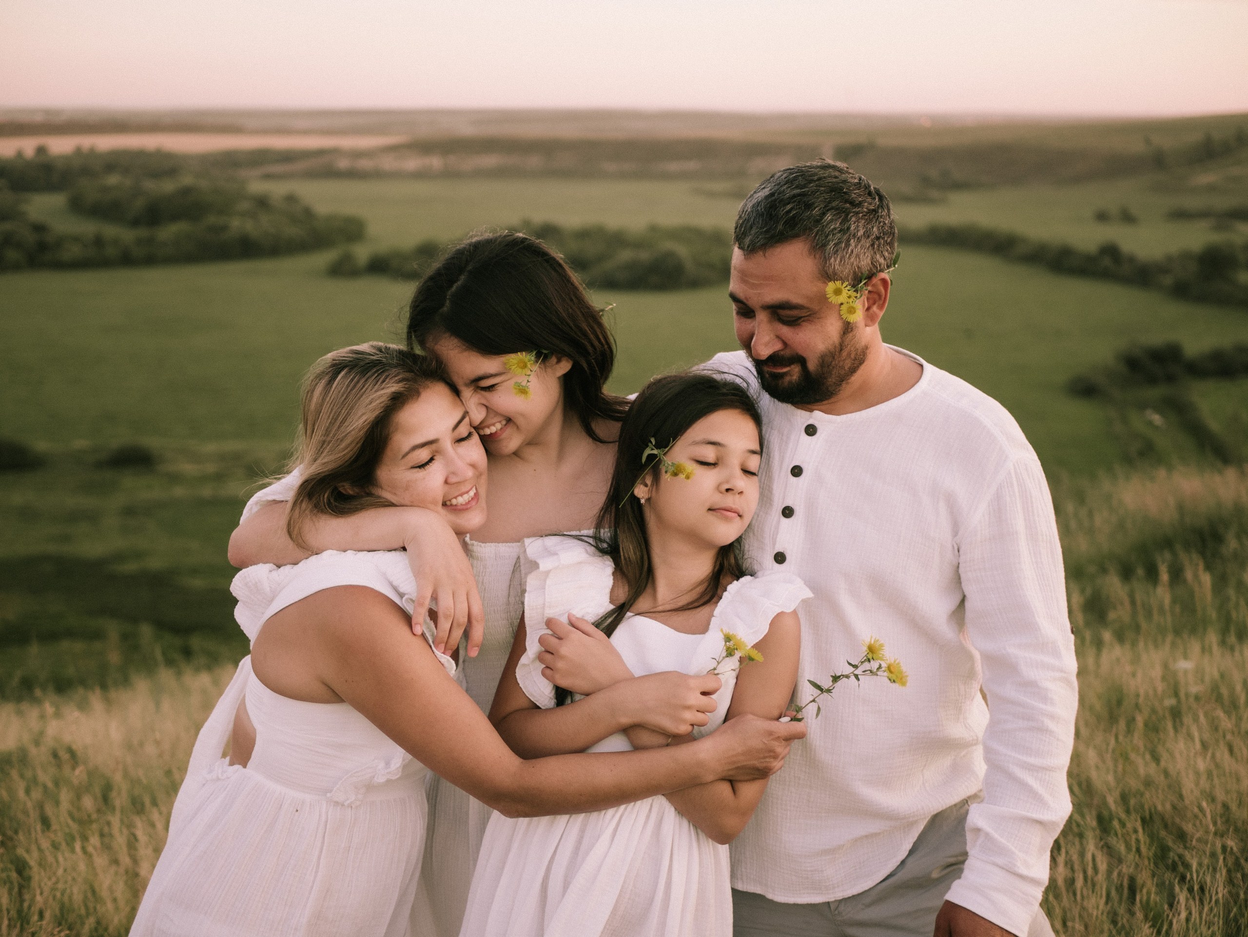 Семейная история на закате. Фотограф Нэля Хаматова