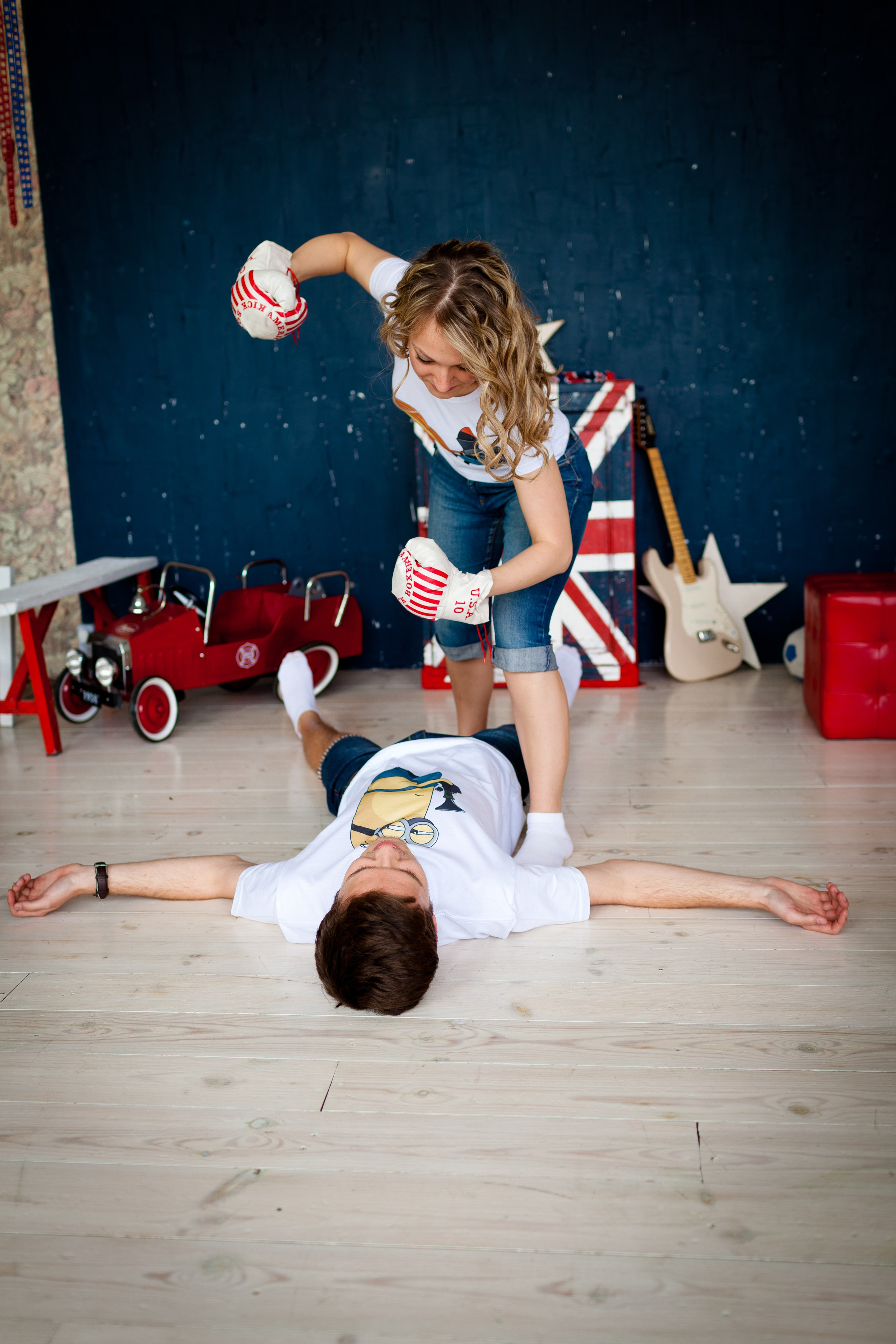 Фотосессия Димы и Сони в студии. Фотограф Денис Гавриленков в Москве