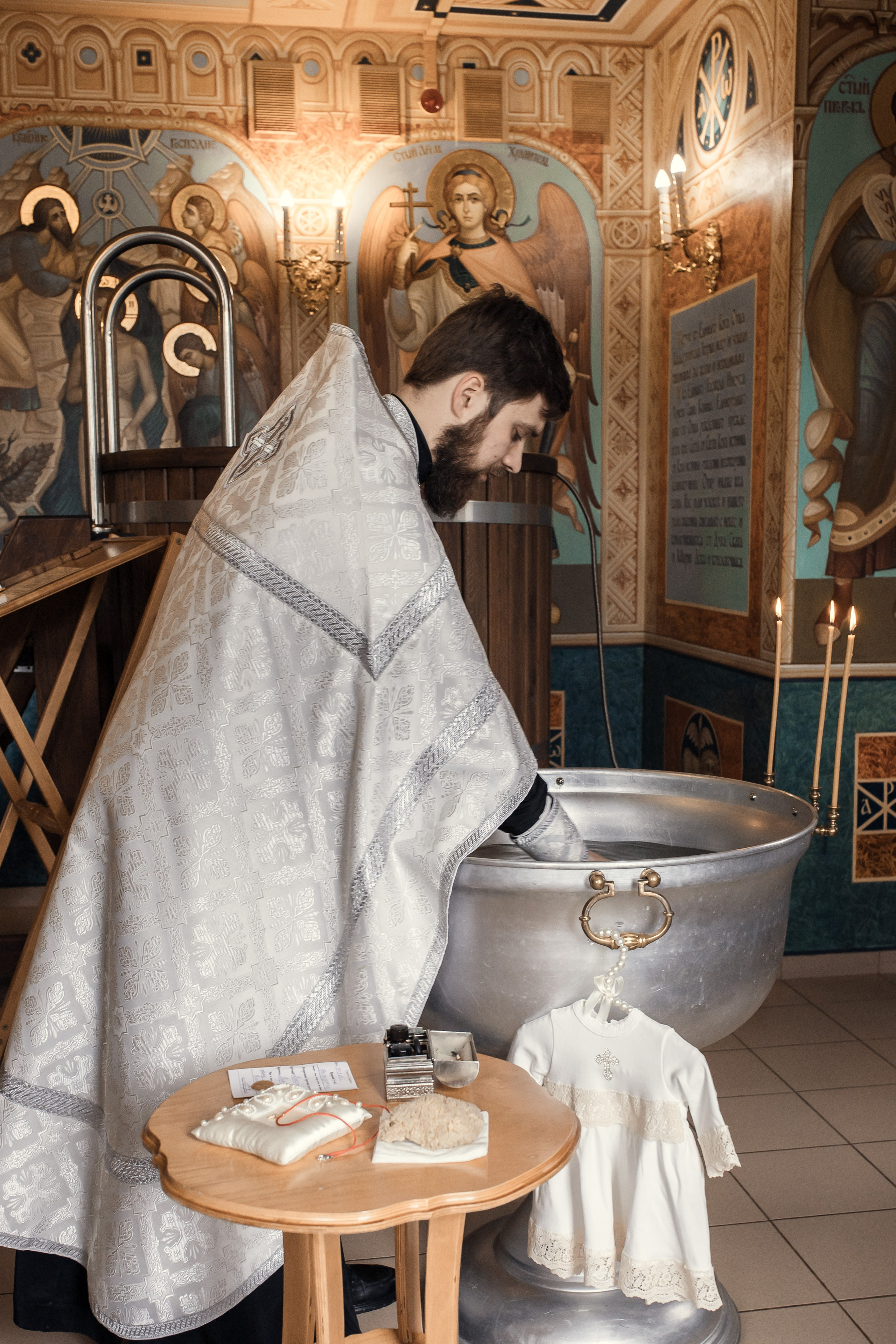 Крещение в Храме св. Андрея Боголюбского на Волжском б-р. Профессиональный фотограф в Москве и Мо Мария Шантарёва