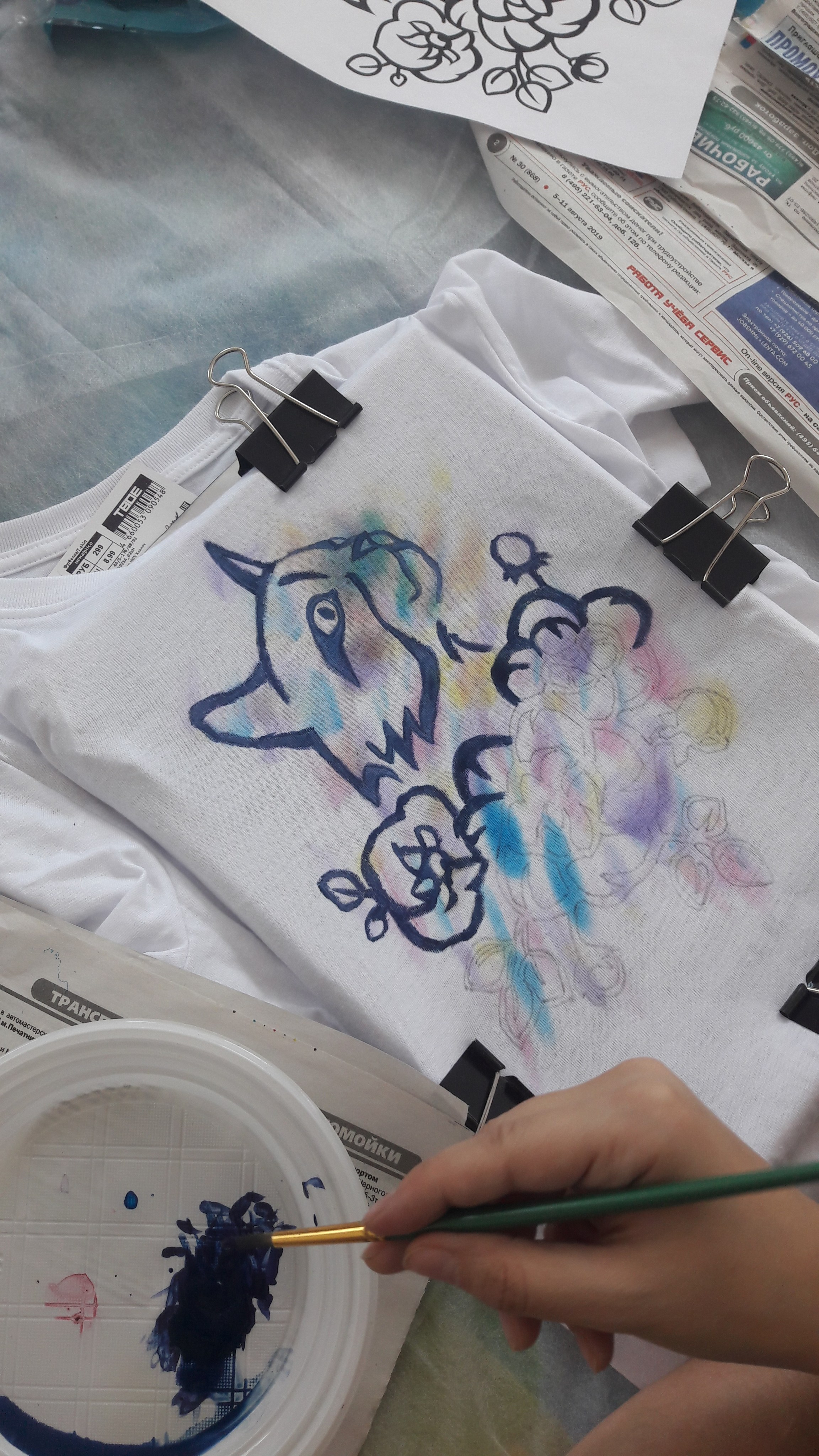 2019 г. Благотворительный Мяу-Бутик Pret-a-Kote. Ефремова Ольга. Художник