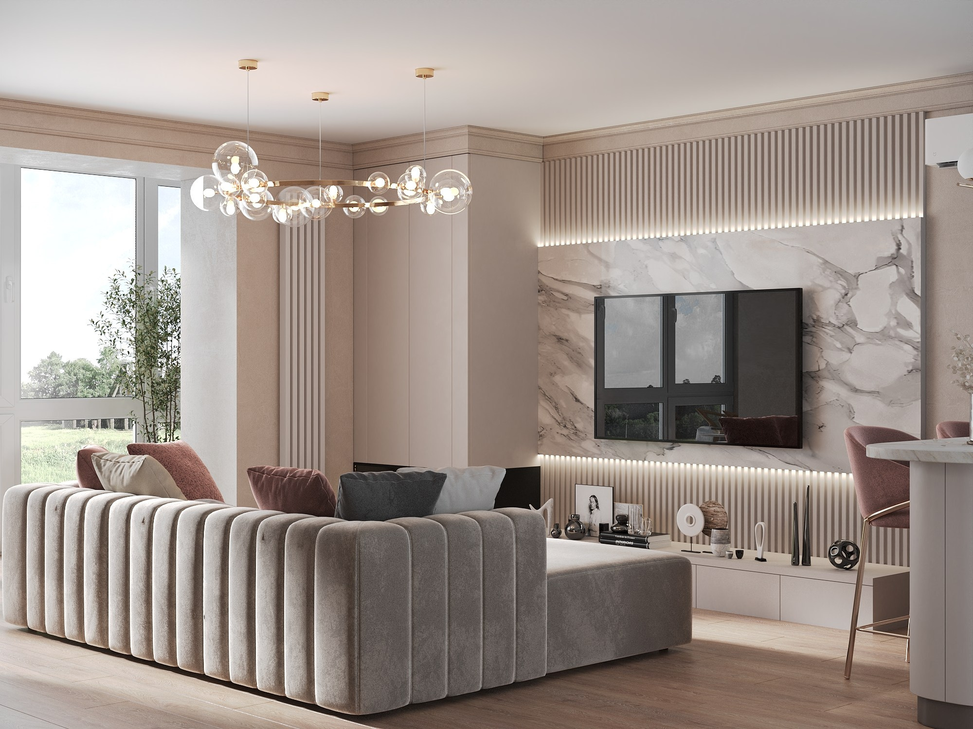 Пос. Вавиловец 170 м². БК студия дизайна интерьера