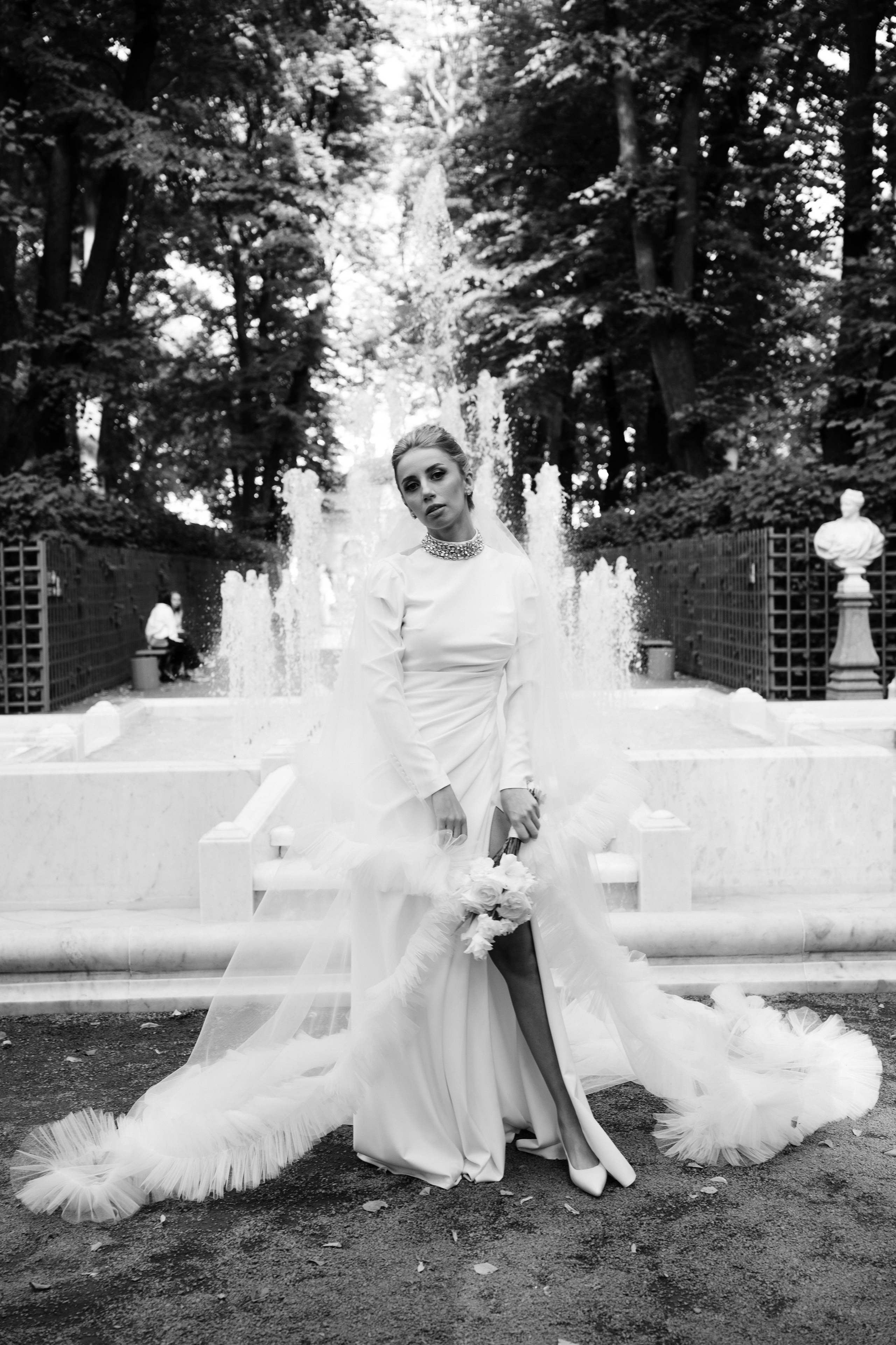 Однажды в летнем саду. Свадебный фотограф в Петербурге Таша Вайб