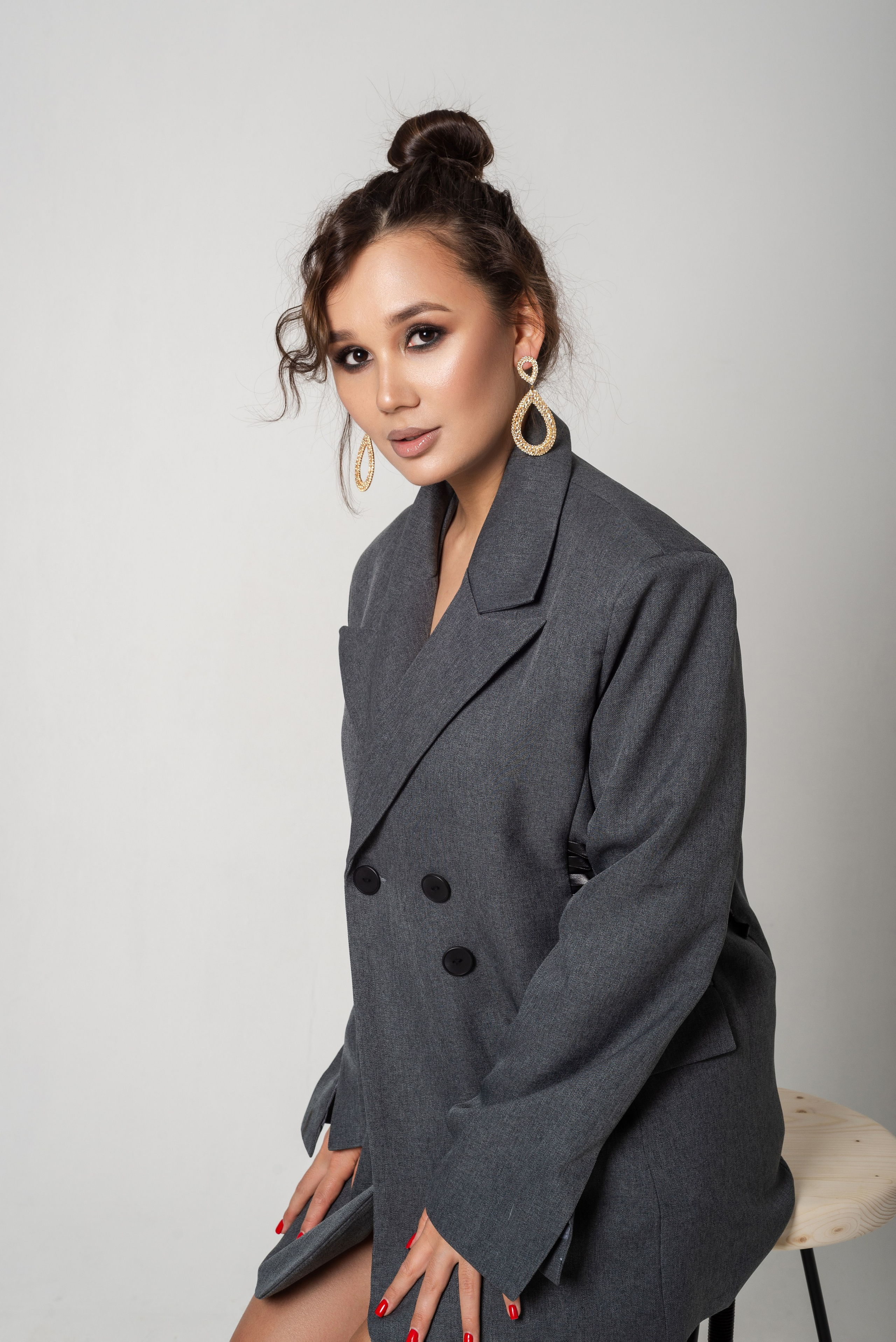 В студии. Асель Мурзина фотограф Казань