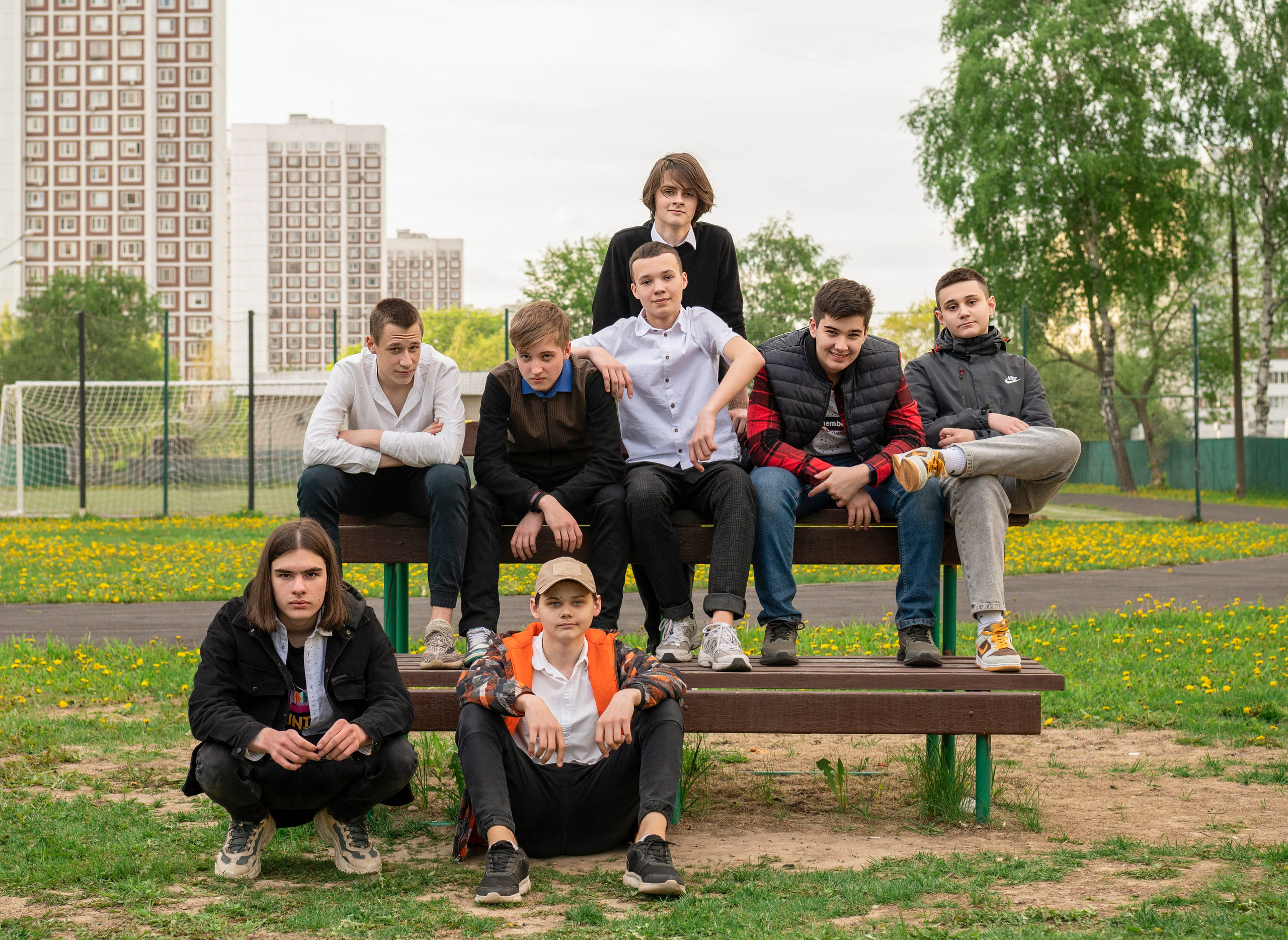 Весенняя фотосессия Школа 953. Детский и семейный фотограф г. Москва Оксана Катаджи