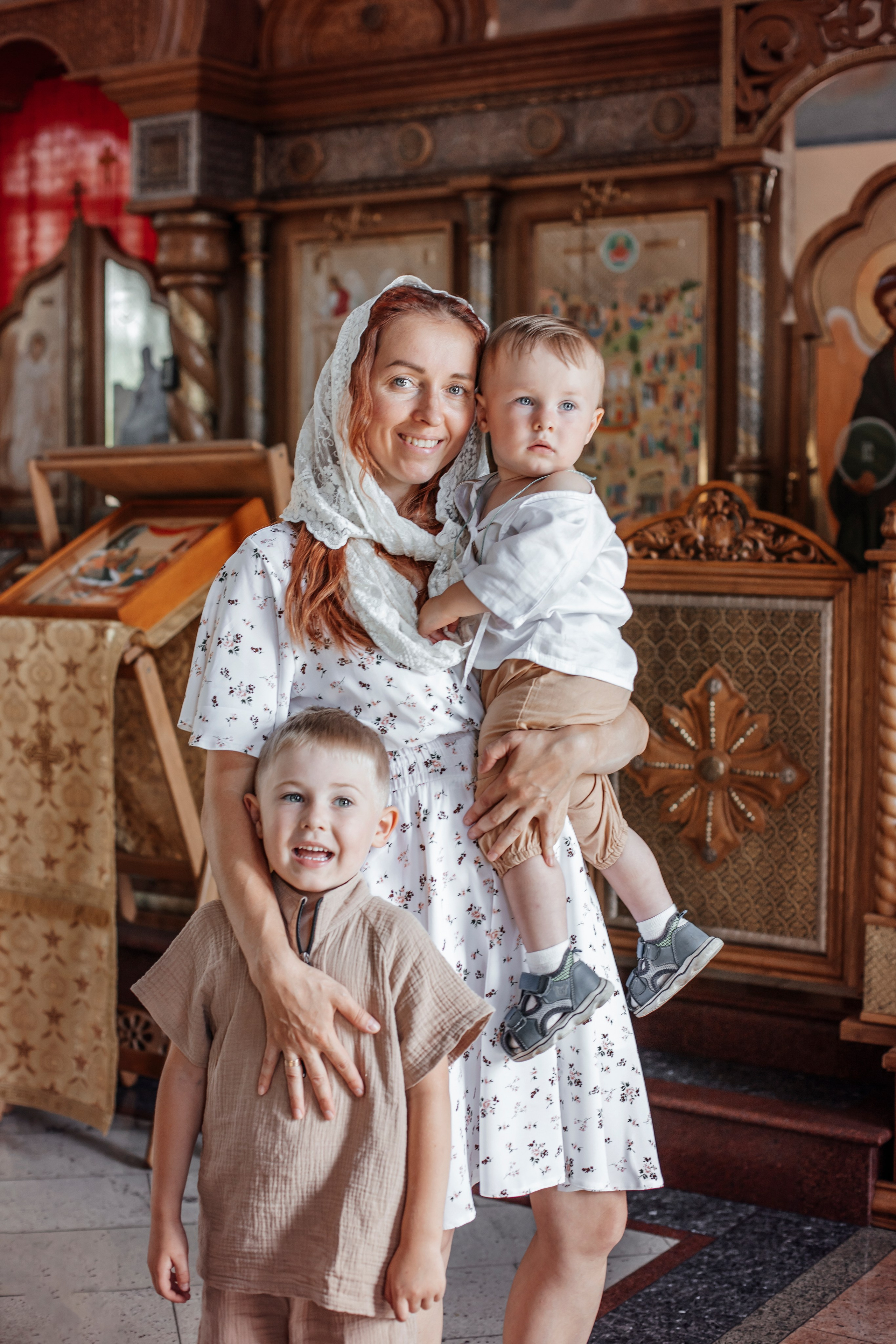 Церковный (крещение и венчание). Семейный фотограф Москва и область Дербунова Елена