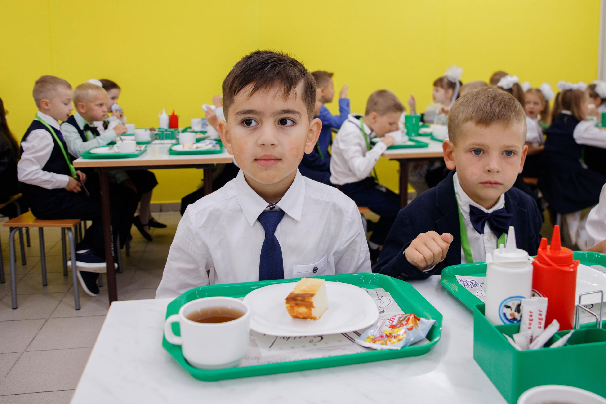 Репортажная съемка первого сентября для первоклассников. Семейный и школьный фотограф в Москве Анна Ткач