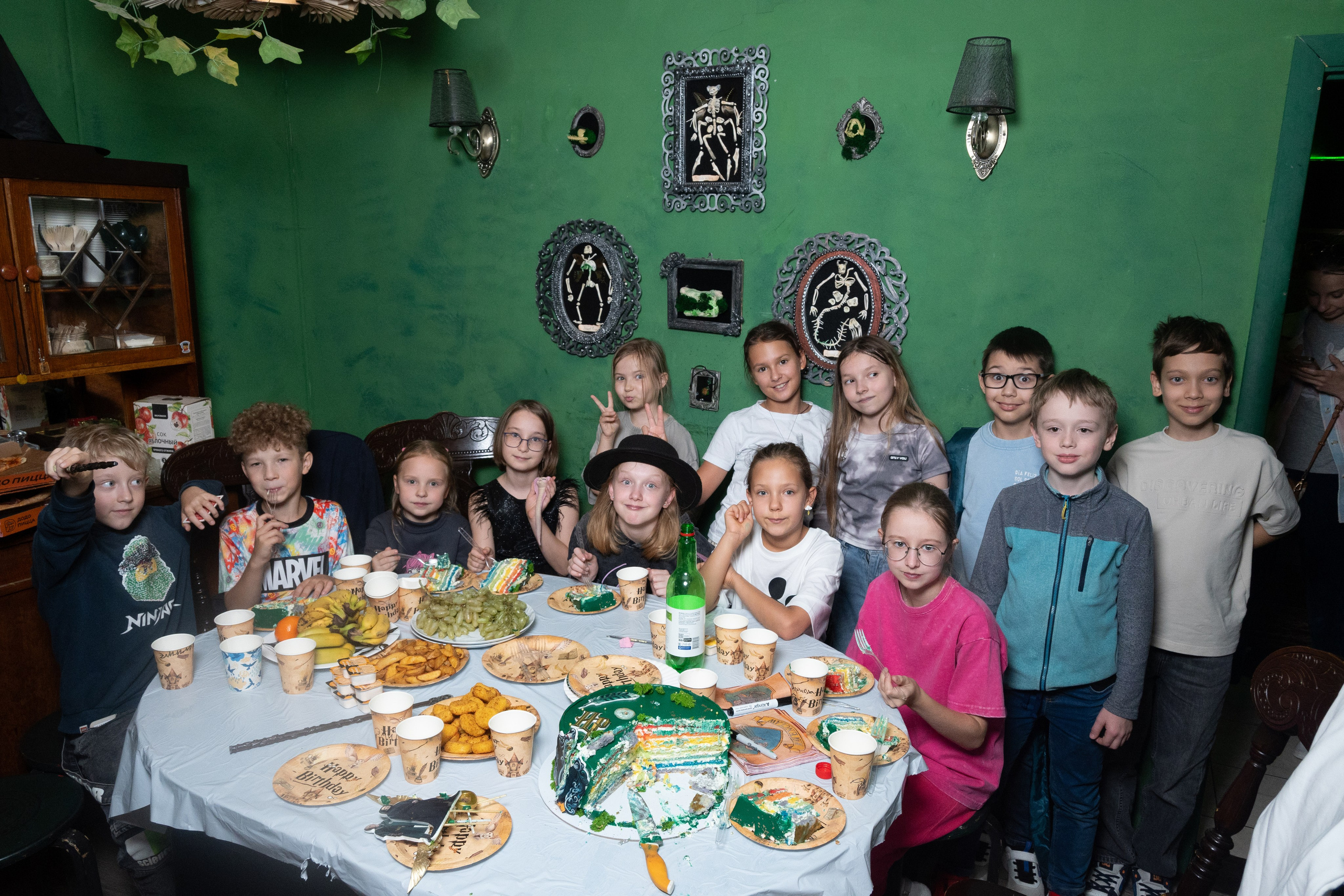 День рождения ребенка в «Подземелье Слизерин». Фотограф мероприятий в Москве
