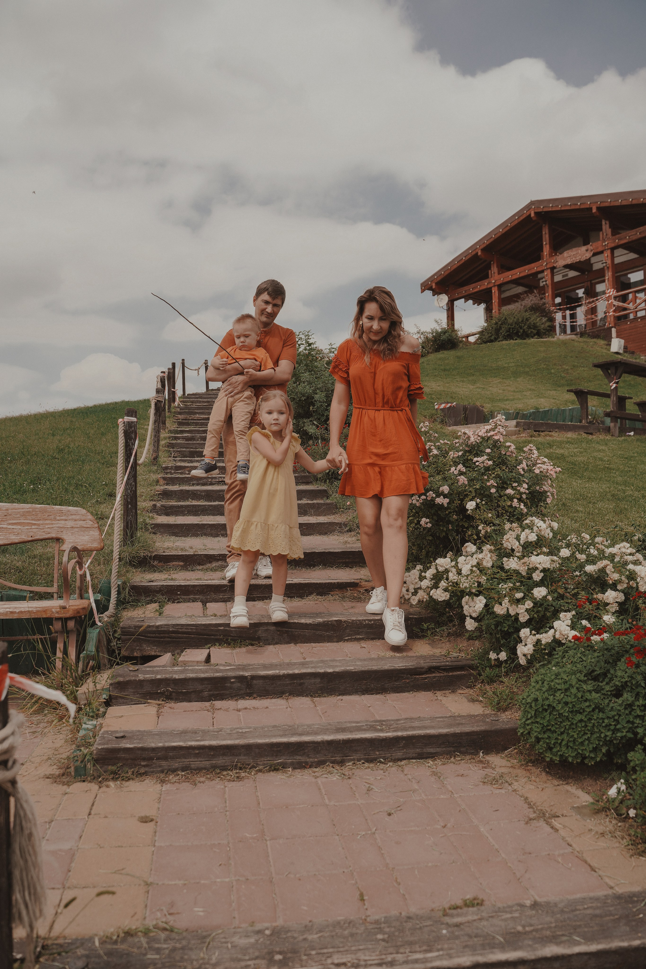 Семейная фотосессия в Немецкой деревне. Семейный и женский фотограф в Краснодаре Анастасия Приймак