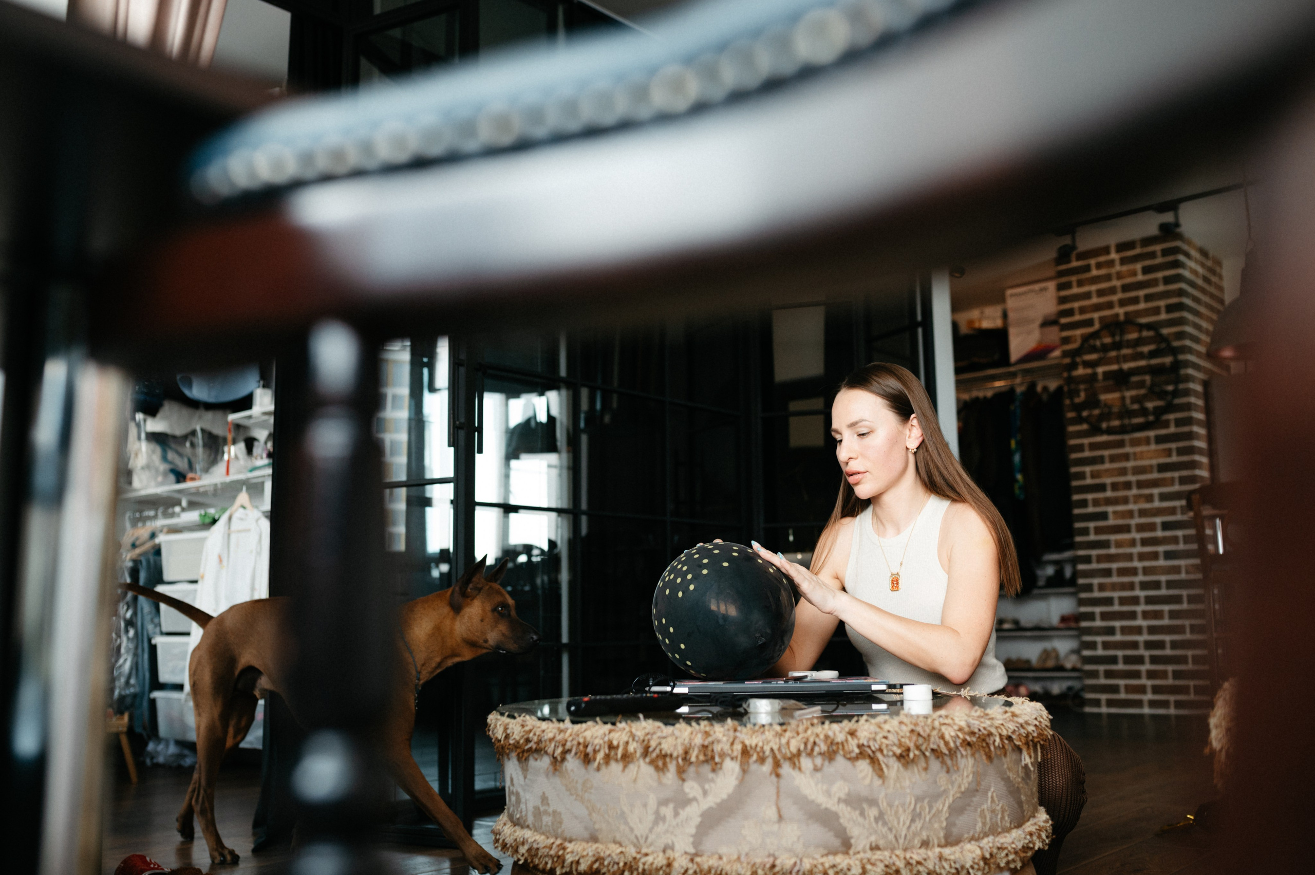 Оксана и Зевс. Фотограф анималист в Москве Ольга Агушева