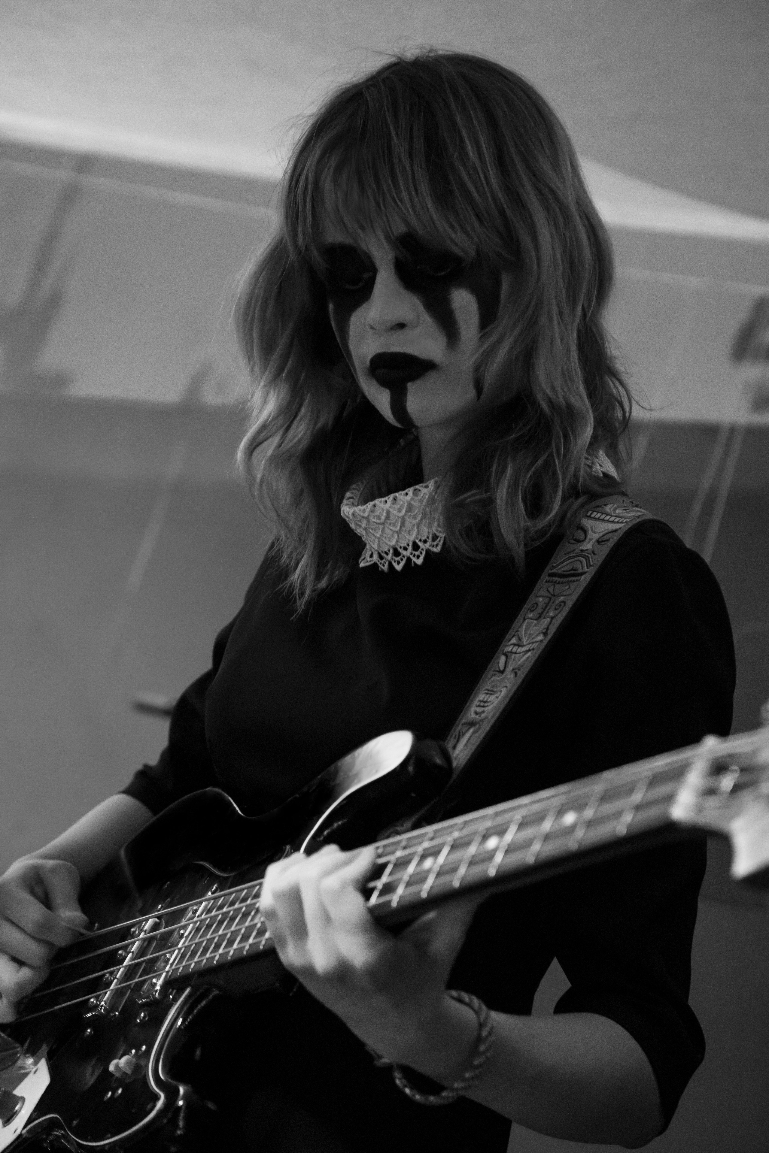 Муз. группа «Кабельщик». Сандра Ковалева | ЧБ фотограф