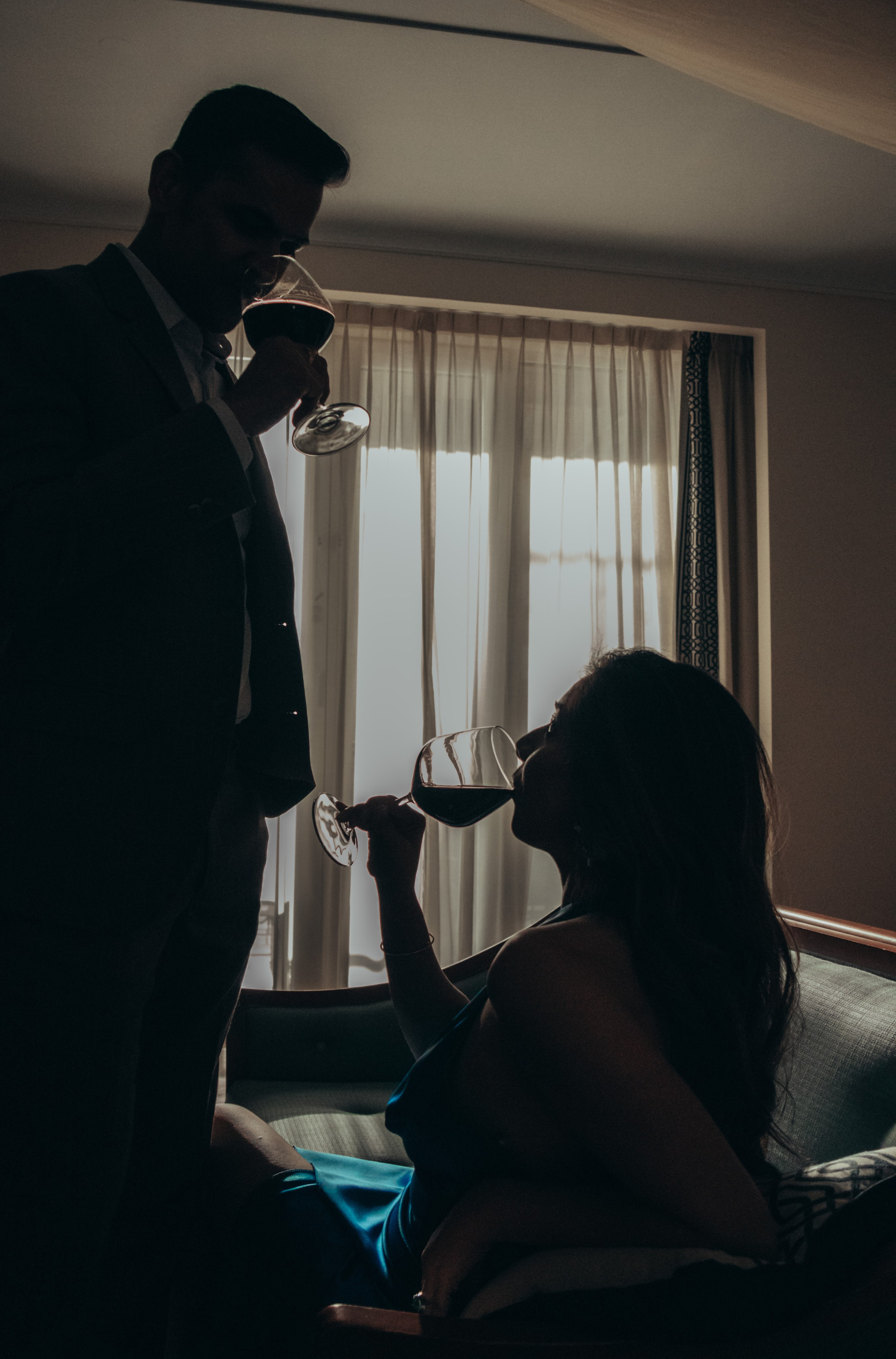 Nisha & Bharat Montenegrin anniversary. Portrait photographer in Tivat Montenegro Katerina Kirsanova