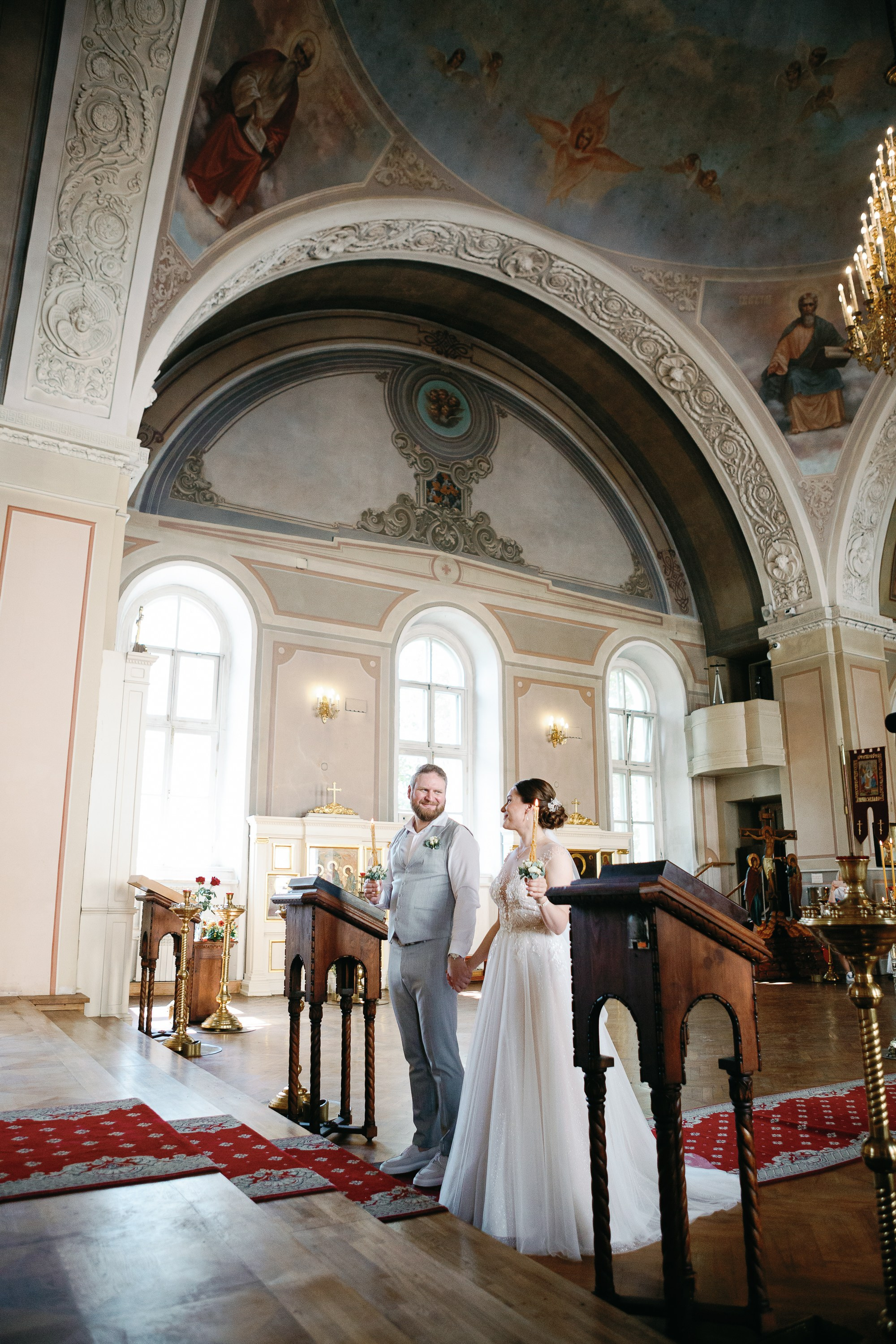 Татьянинский храм при МГУ. Вид внутри.