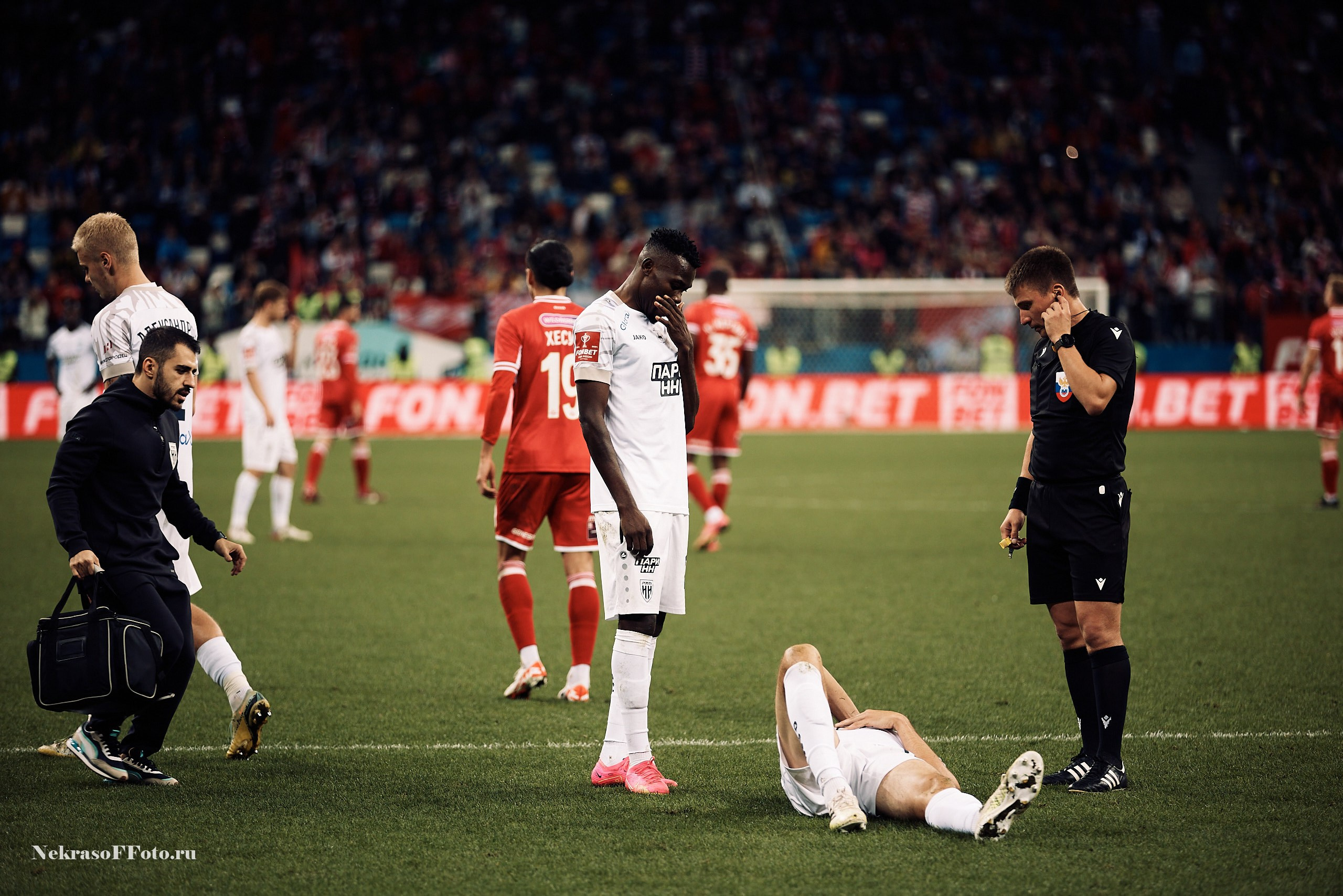 РПЛ ФК Пари НН- ФК Спартак. Спортивный фотограф Некрасов Денис