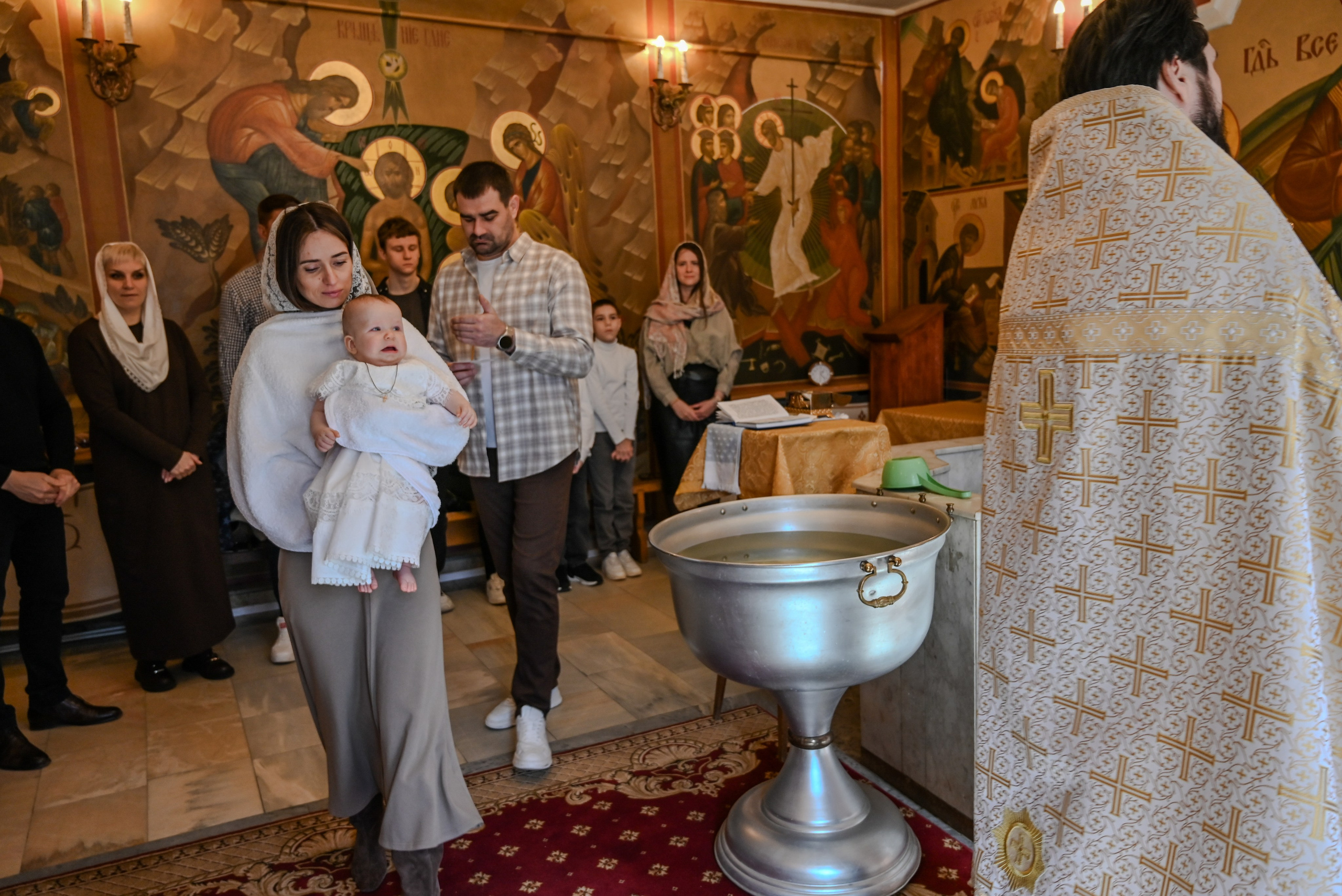 Крещение Бутово. Семейный и детский фотограф Москва