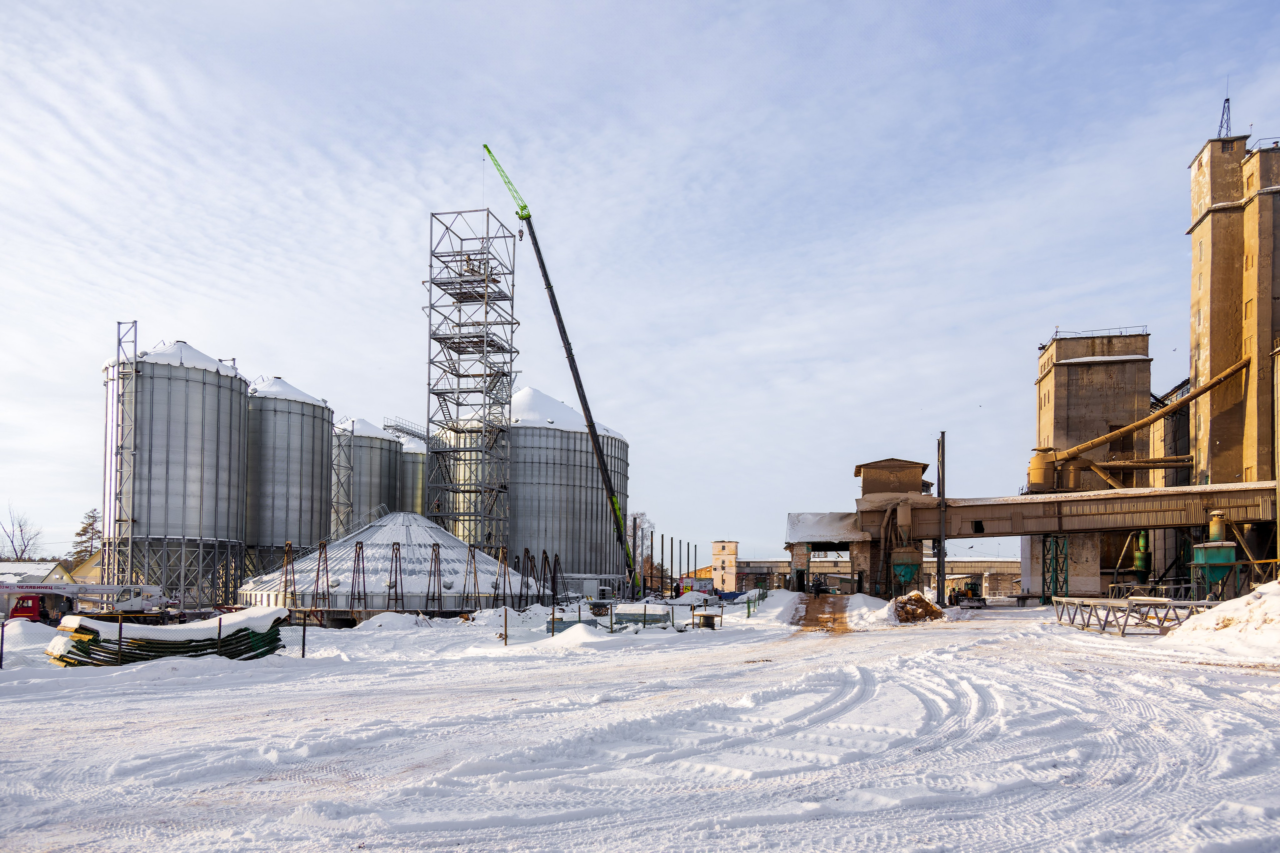 Деметра холдинг Димитровградский Элеватор Этапы строительства. Фотограф в Самаре Максим Тырин