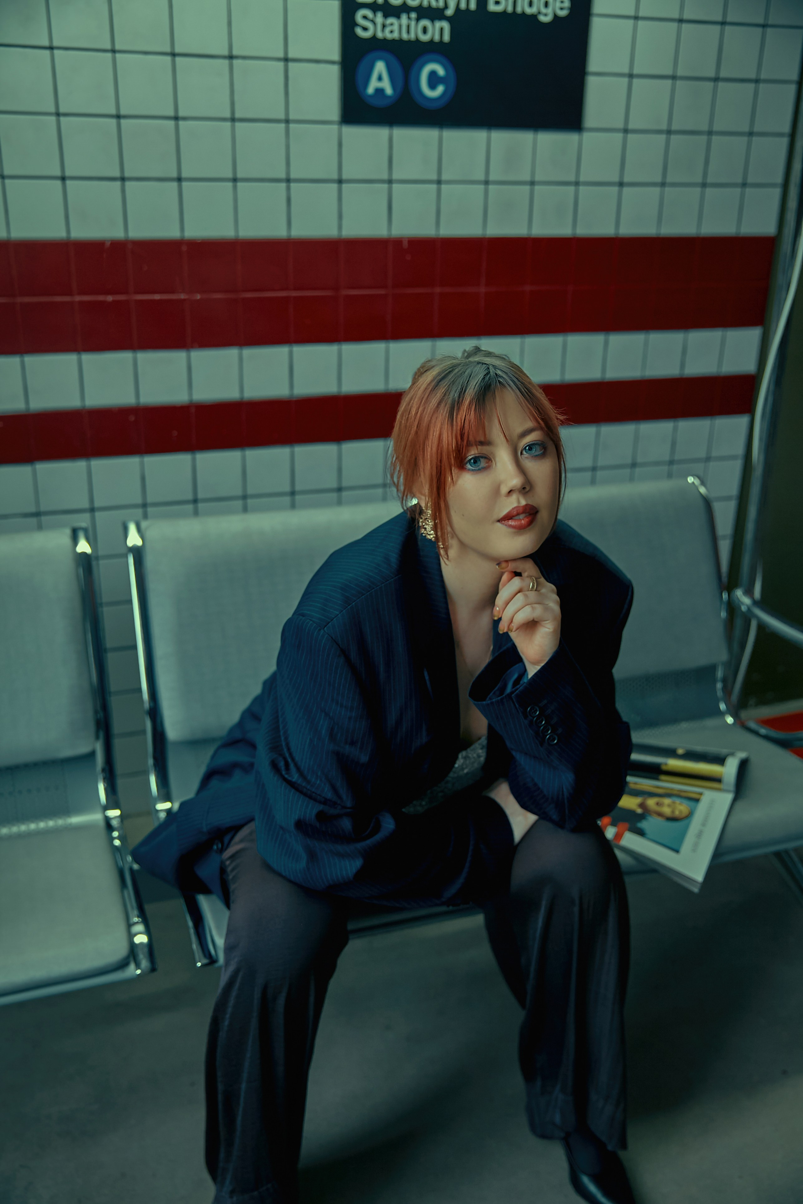 Фотосъемка в студии рыжей девушки. Рекламный фотограф Санкт-Петербург Катерина Мишкель