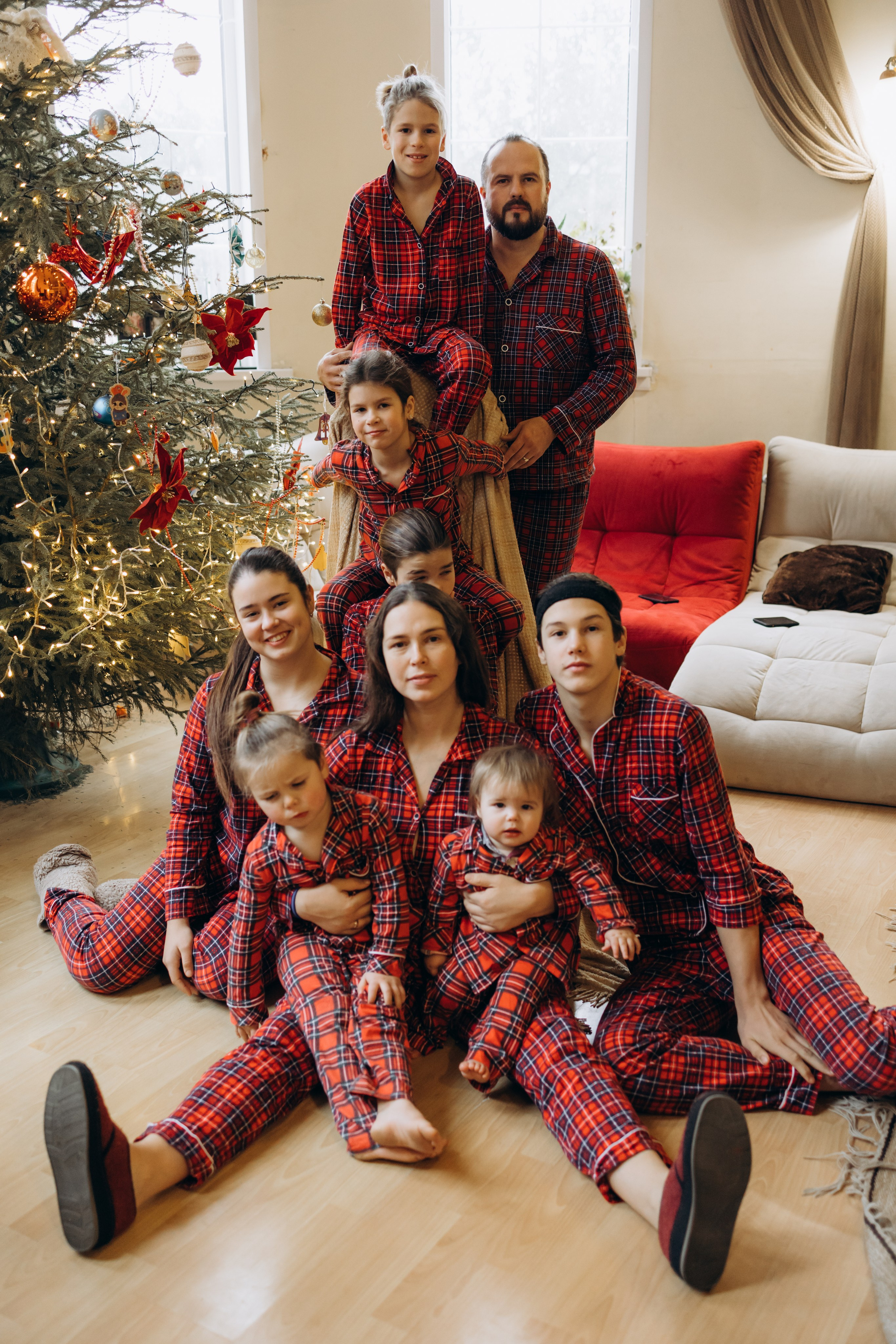 Большая семья Яны и Вовы. Семейный и женский фотограф в Туле