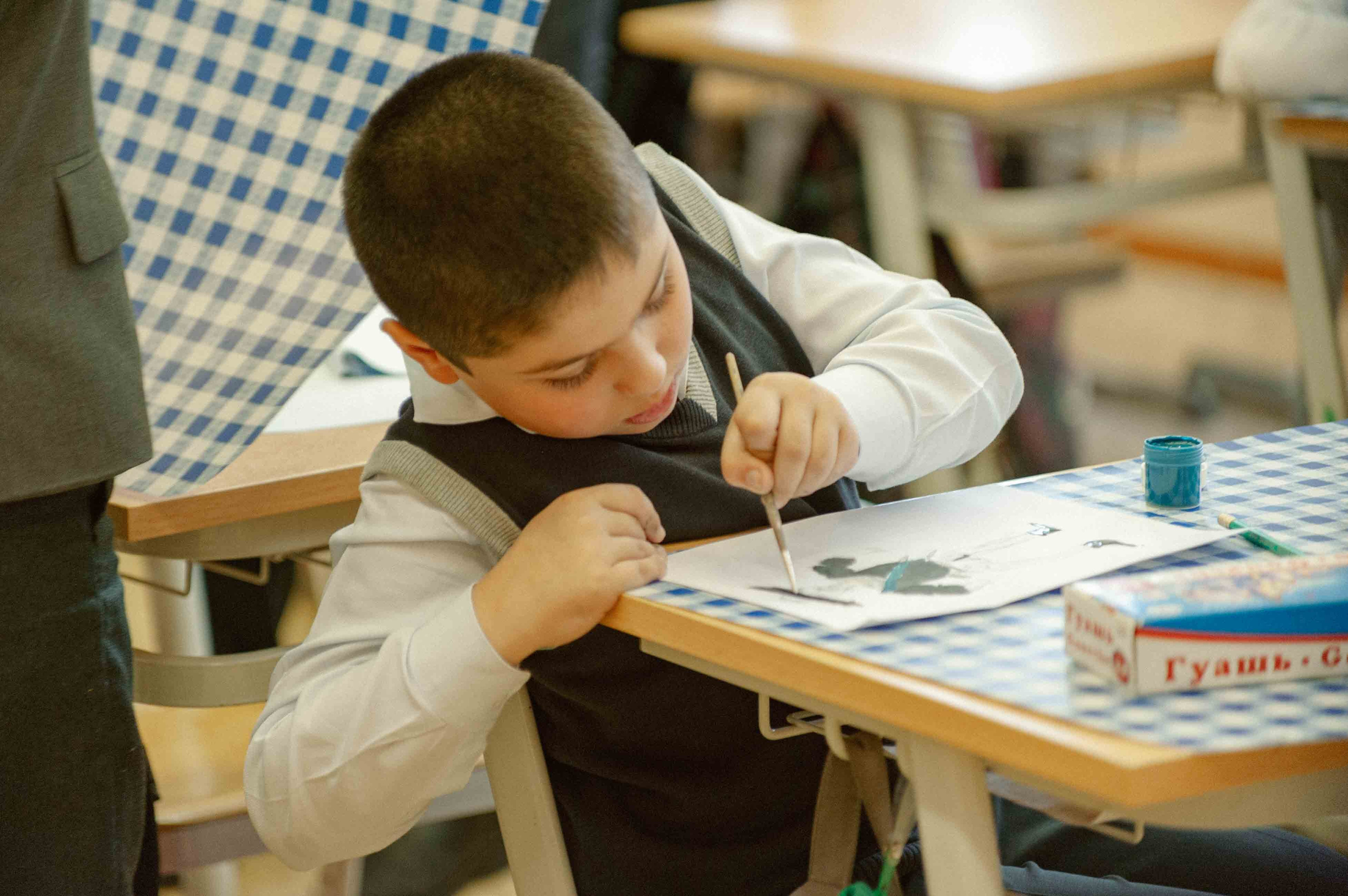 4 класс на уроке, школа 26, Москва, 2013 год. Фотограф и видеограф в Москве и Абу Даби Мария Кулагина