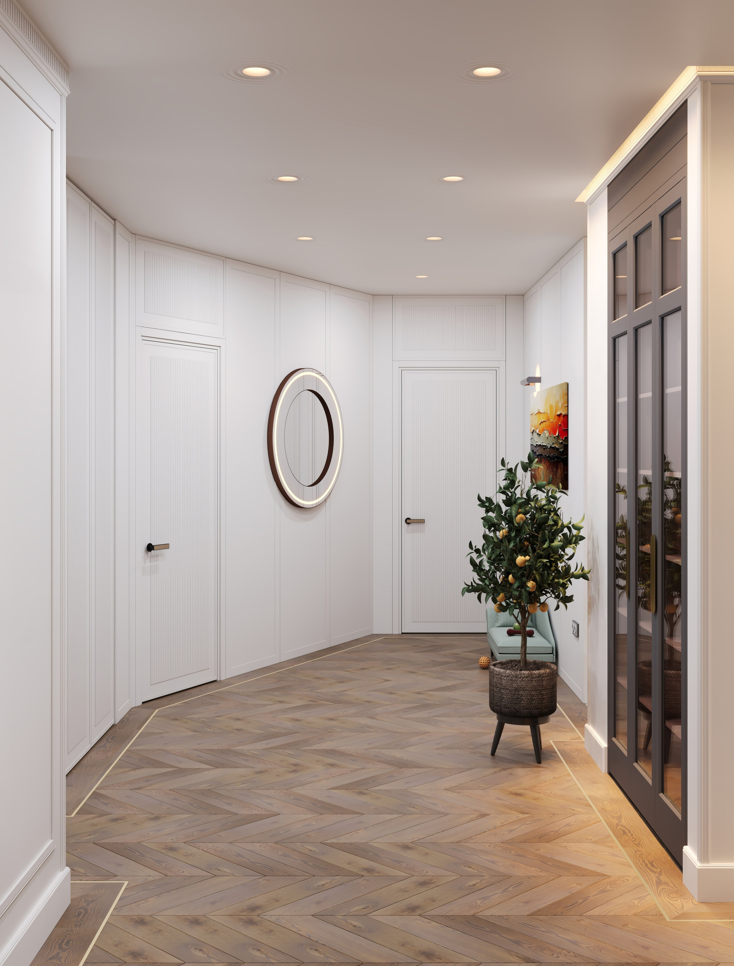 3D Визуализация квартиры пгт Заречье 62.7 m². Заказать 3Д визуализацию интерьеров — Дарья Веденёва