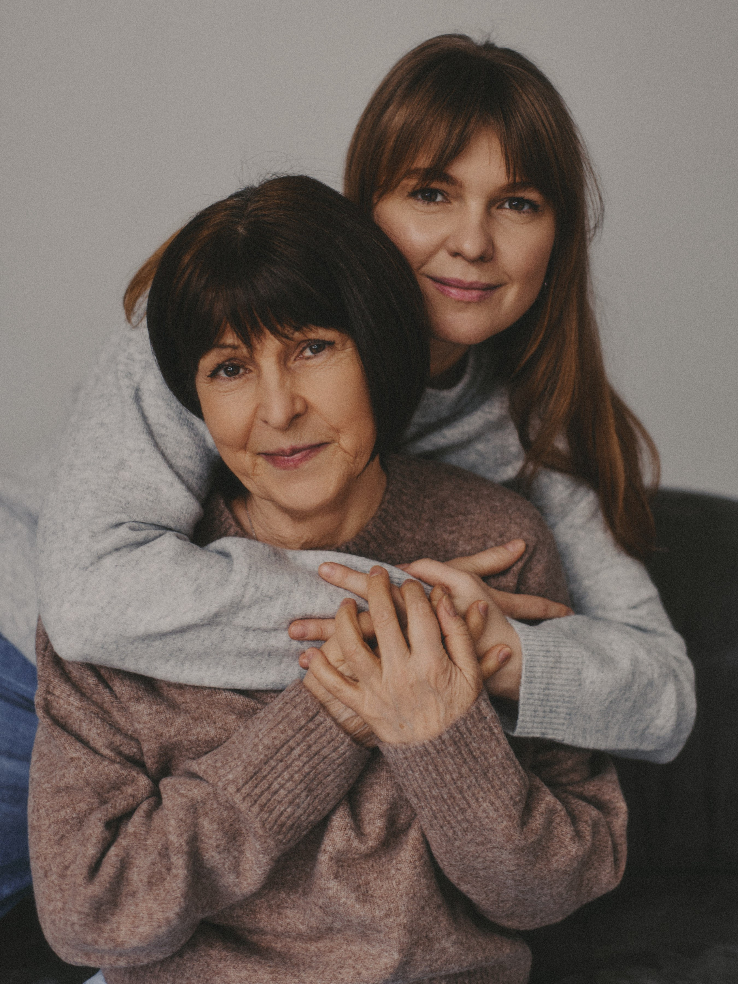 С любимой мамой. Портретный фотограф в Москве Ольга Крылова