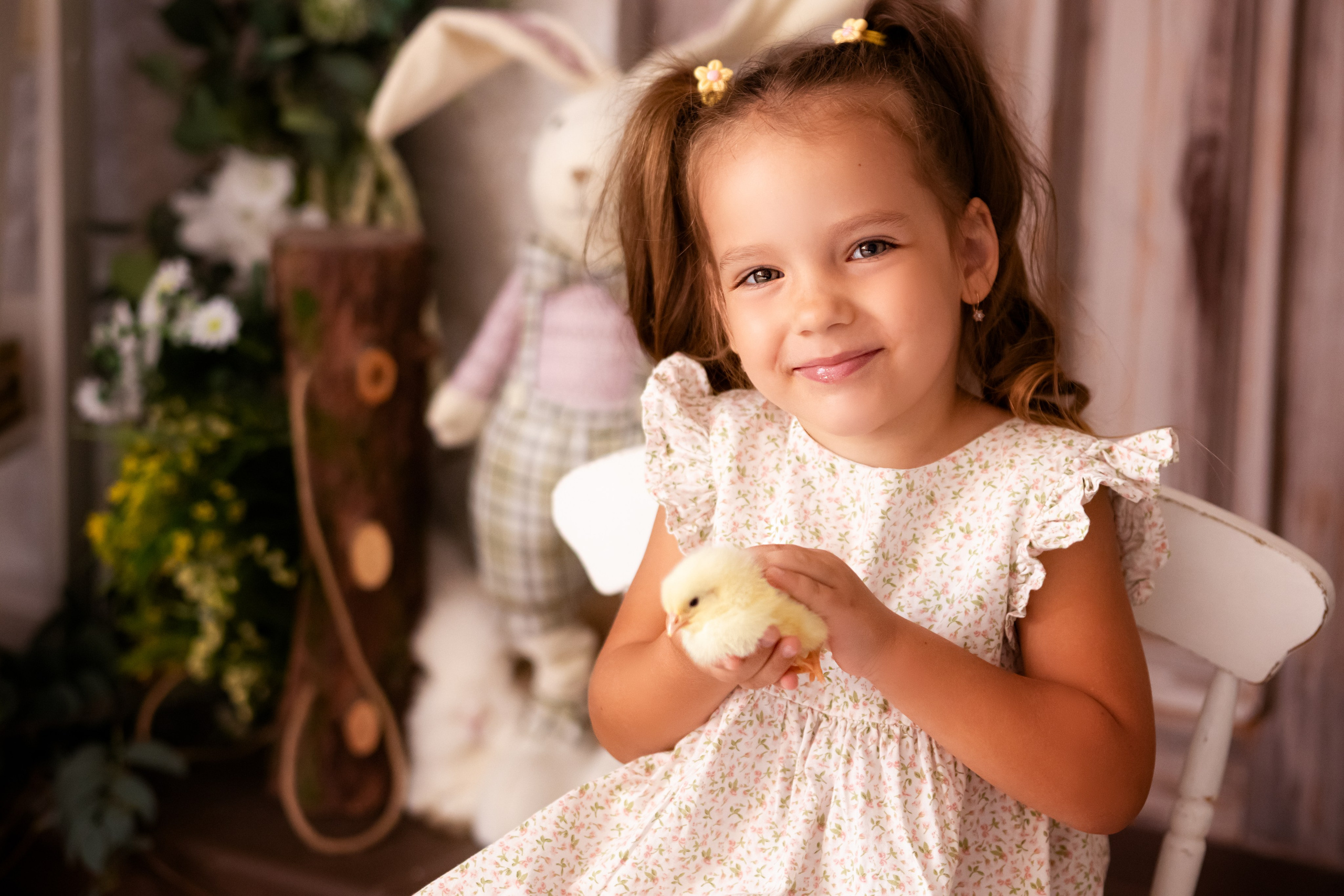 Утята, цыплята и я с крестной). Съемка Таинств Крещения Венчания, детские и семейные съемки в Пензе