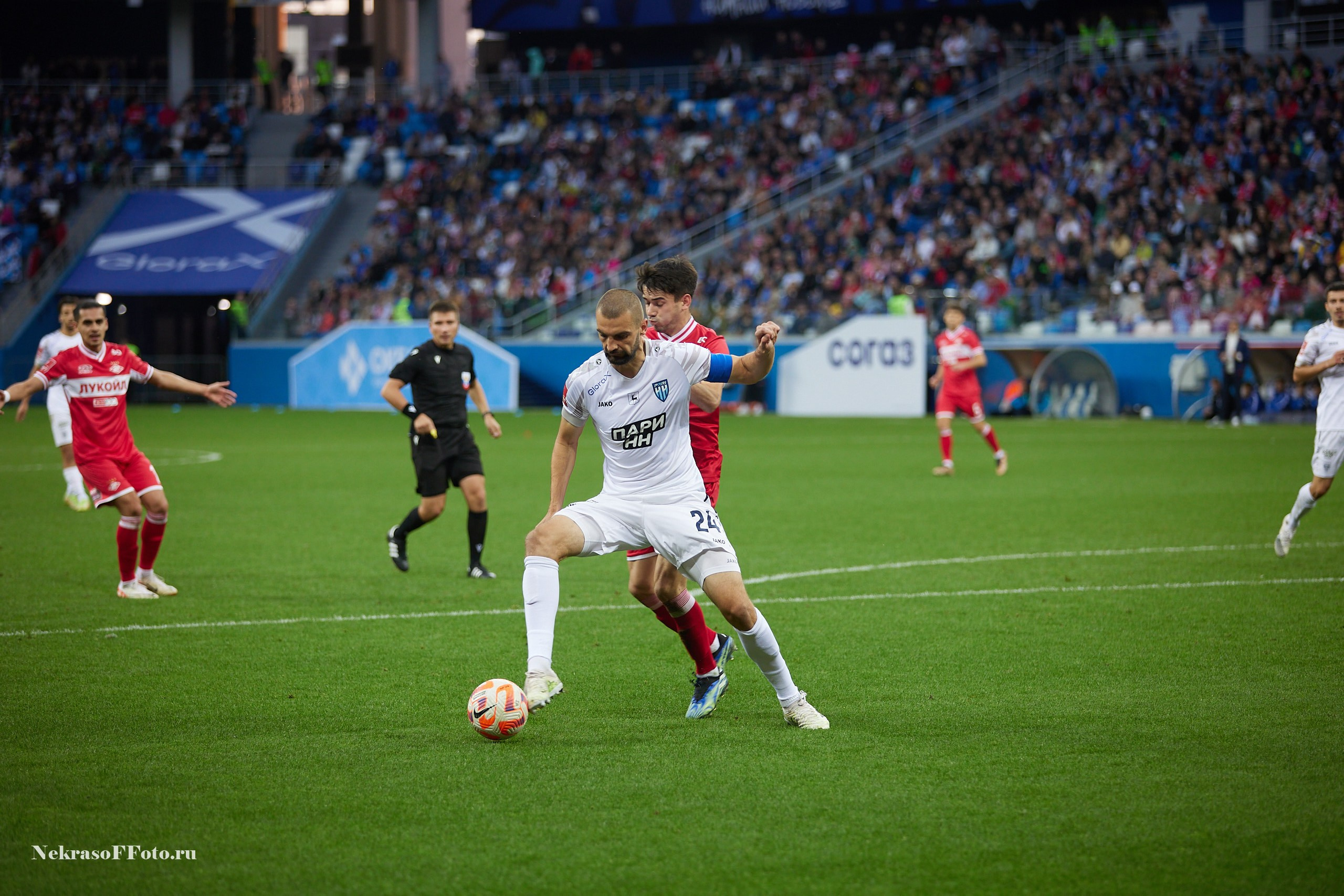 РПЛ ФК Пари НН- ФК Спартак. Спортивный фотограф Некрасов Денис